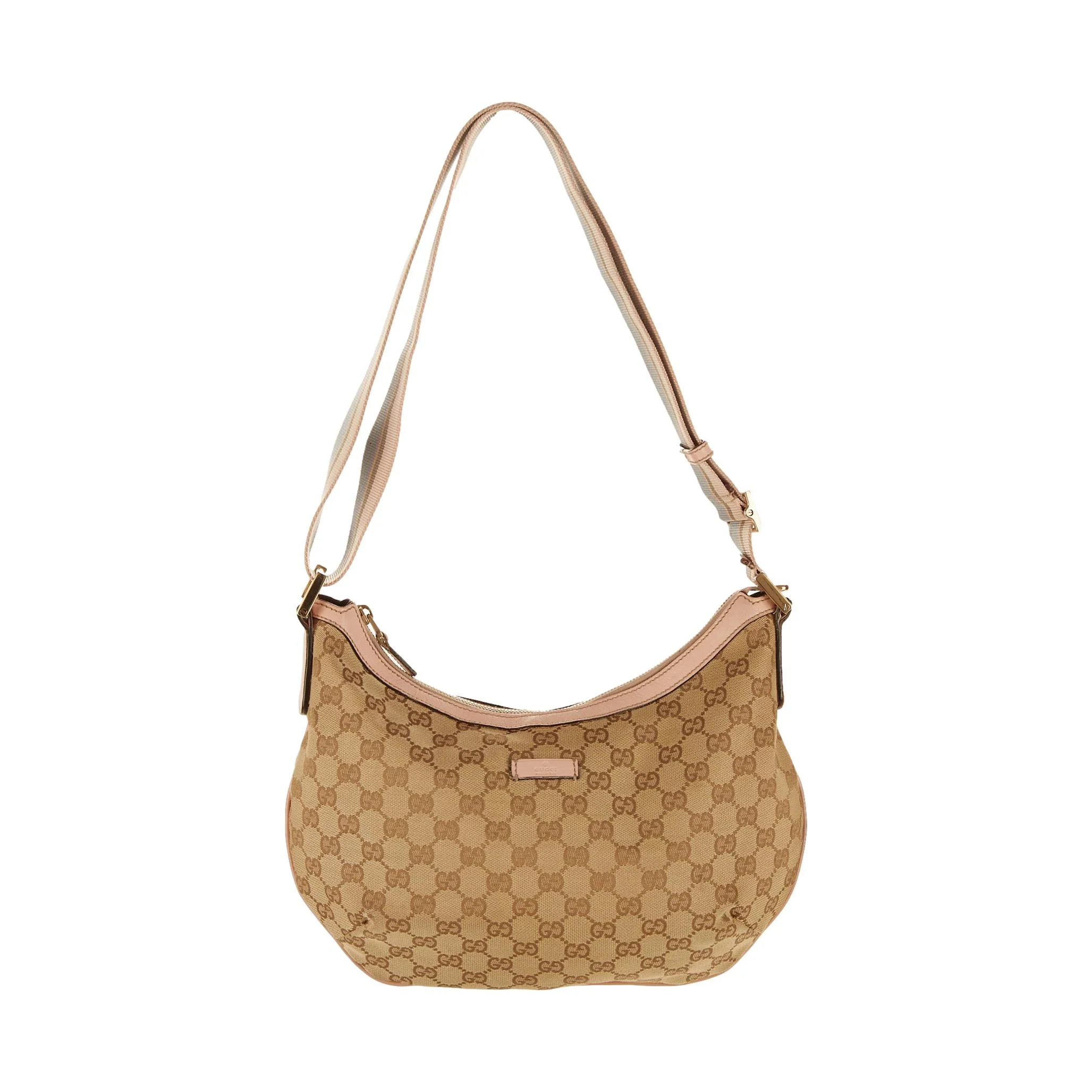 Gucci Pink Logo Shoulder Bag
