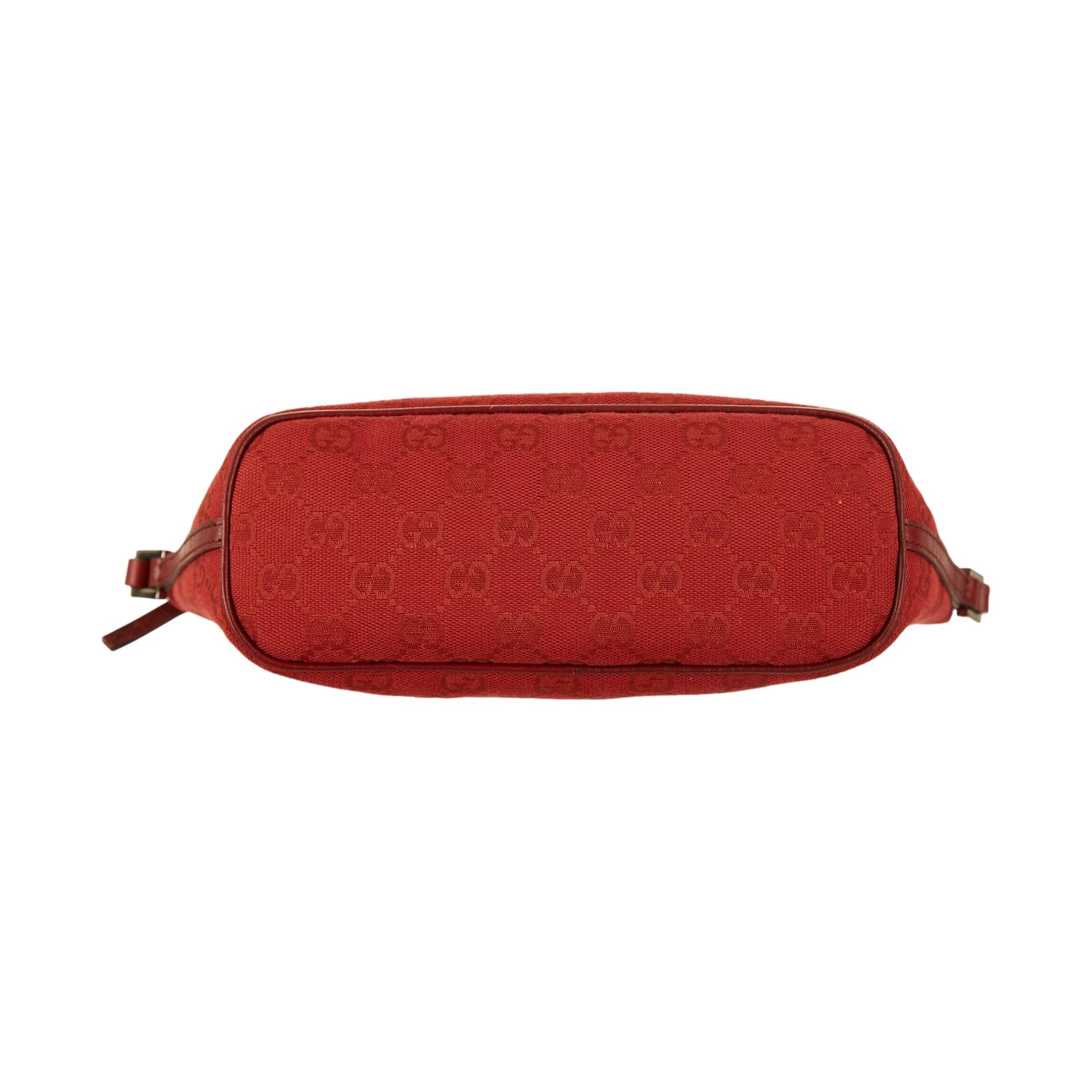 Gucci Red Logo Mini Shoulder Bag - Image 3