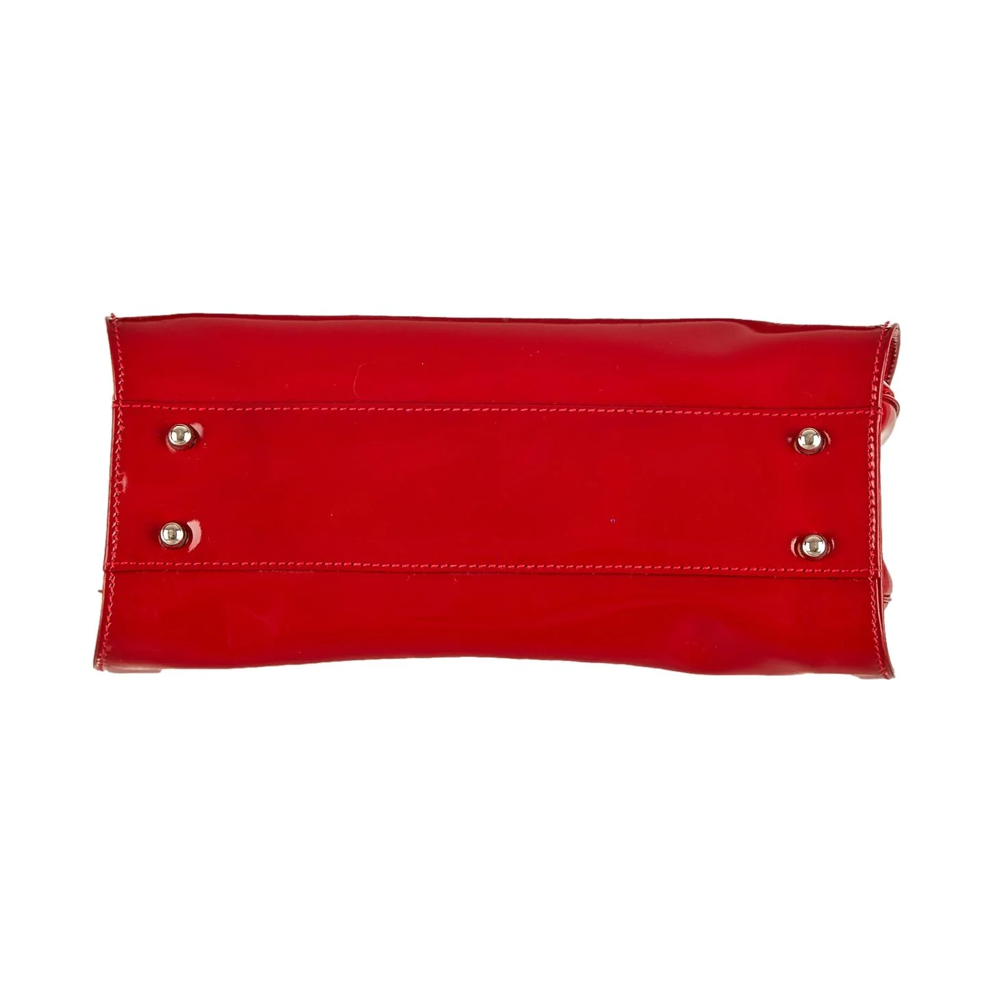 Gucci Red Patent Top Handle Bag - Image 3