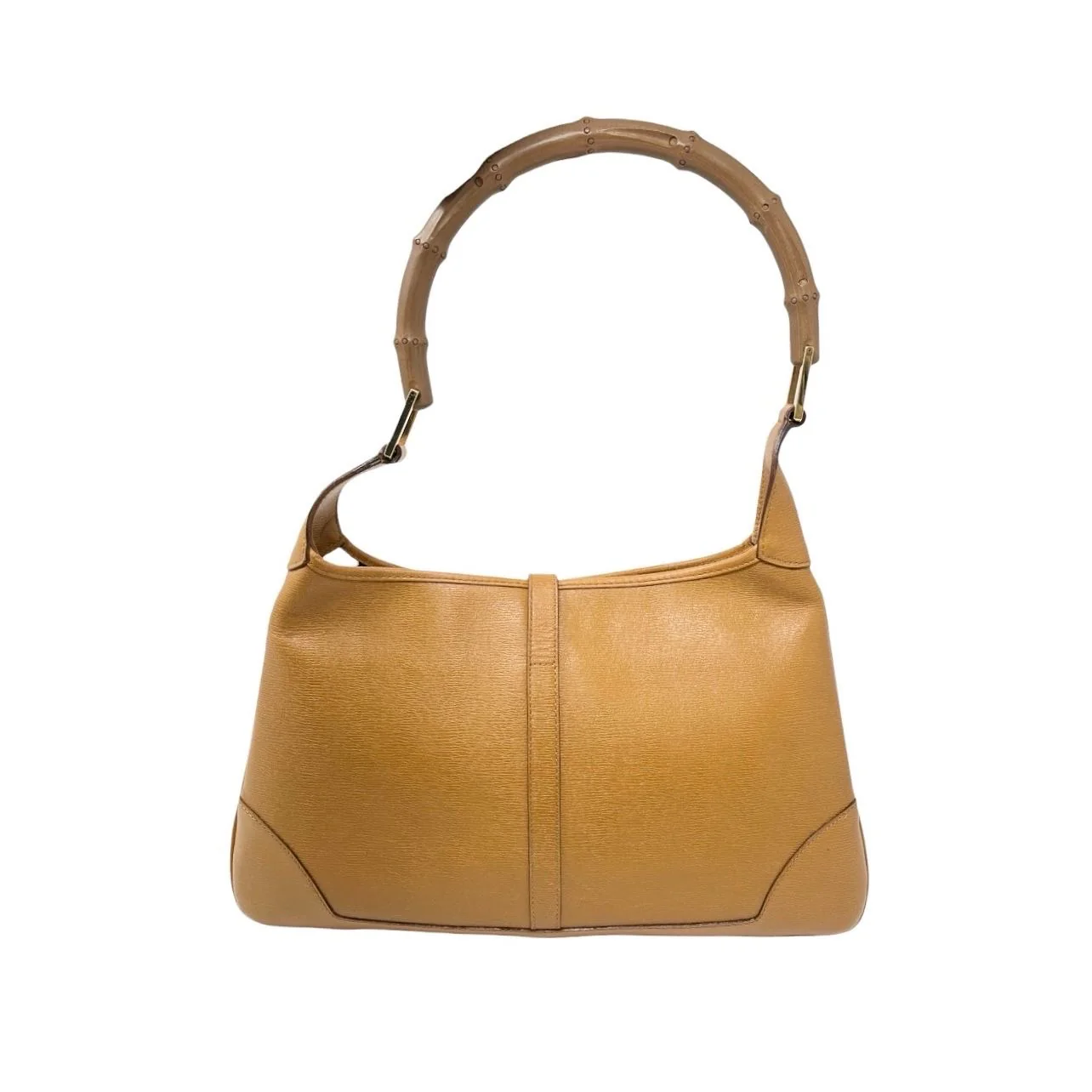 Gucci Tan Bamboo Shoulder Bag - Image 2