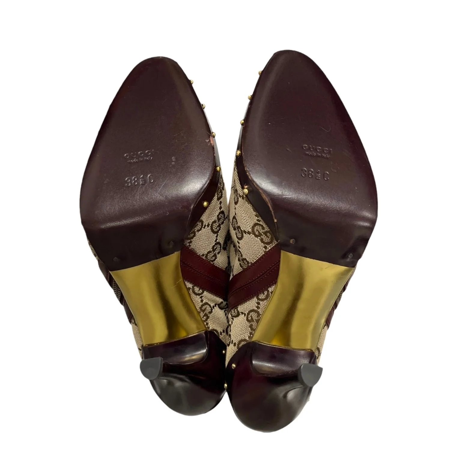 Gucci Thigh High Logo Boots - Image 3