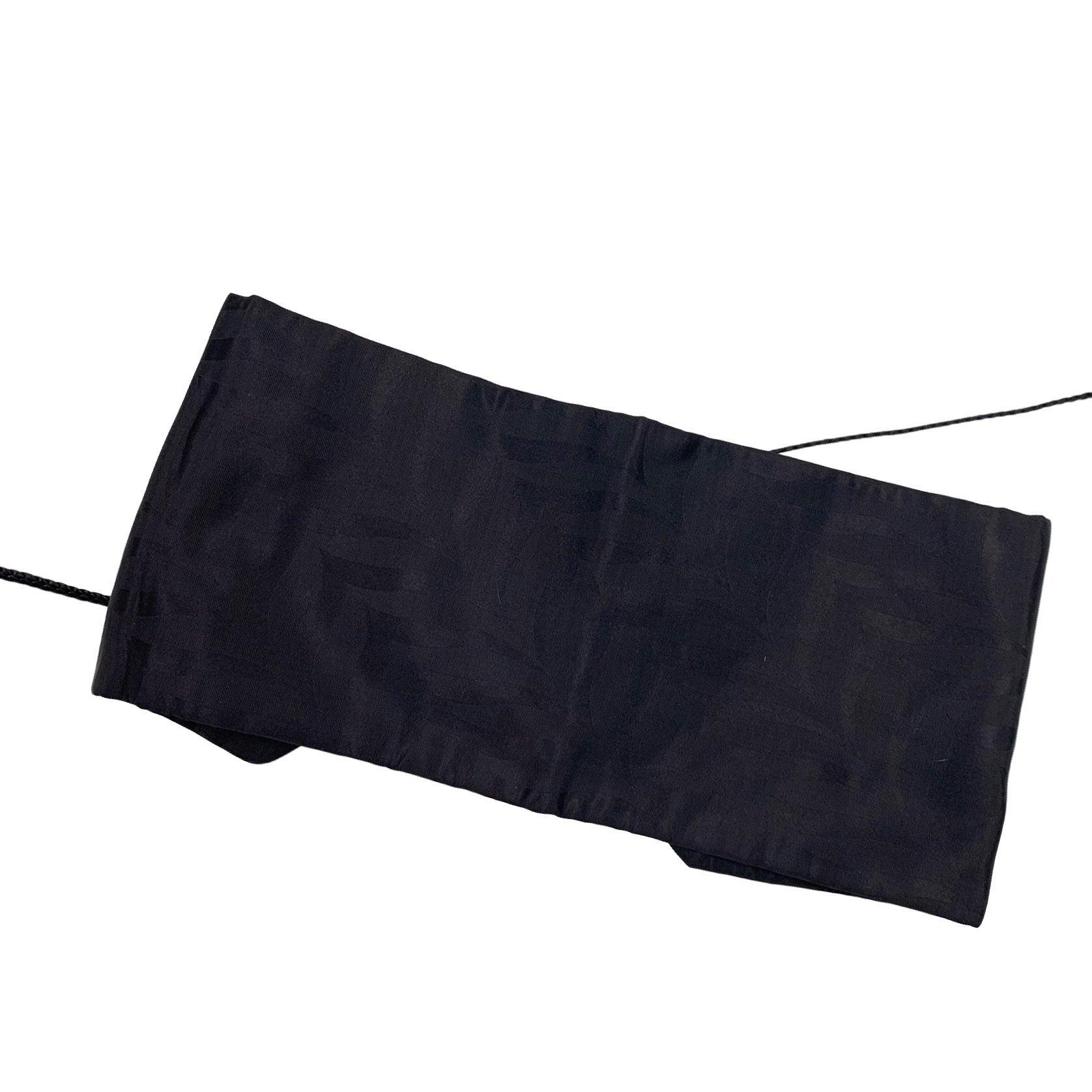 Gucci x Tom Ford Satin/Leather Wrap Belt - Image 2
