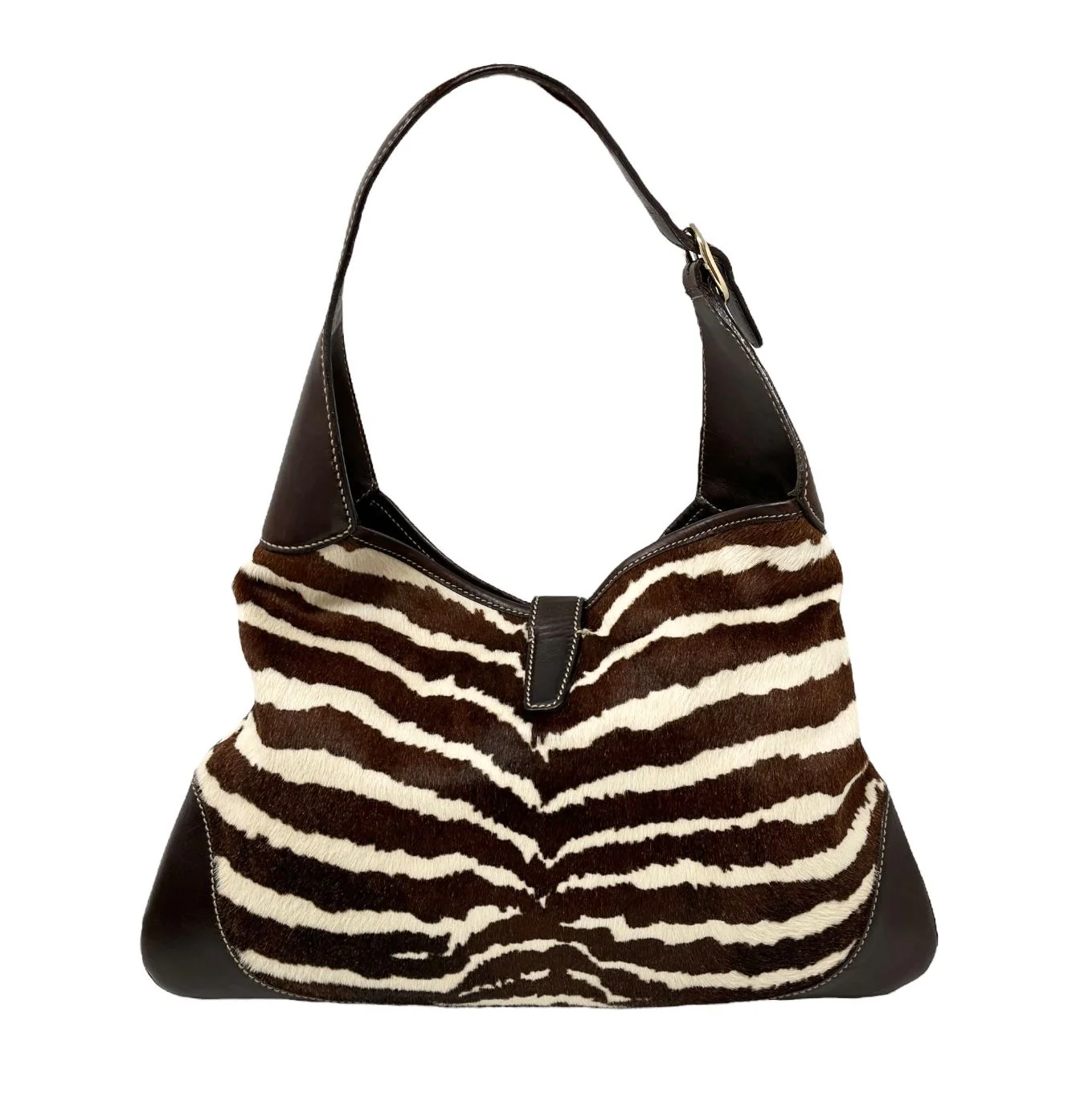 Gucci Zebra Large Jackie Bag - Image 2