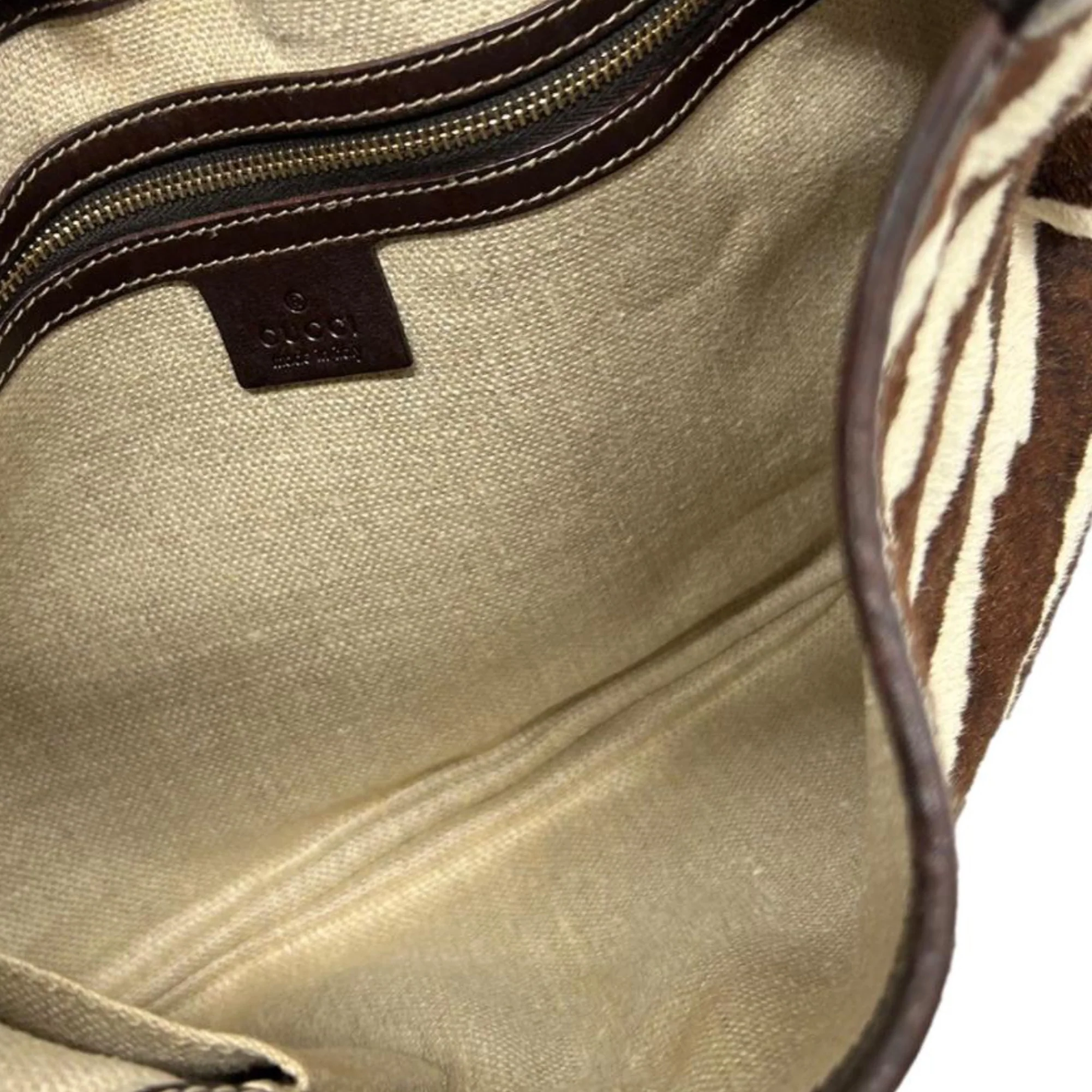 Gucci Zebra Large Jackie Bag - Image 3