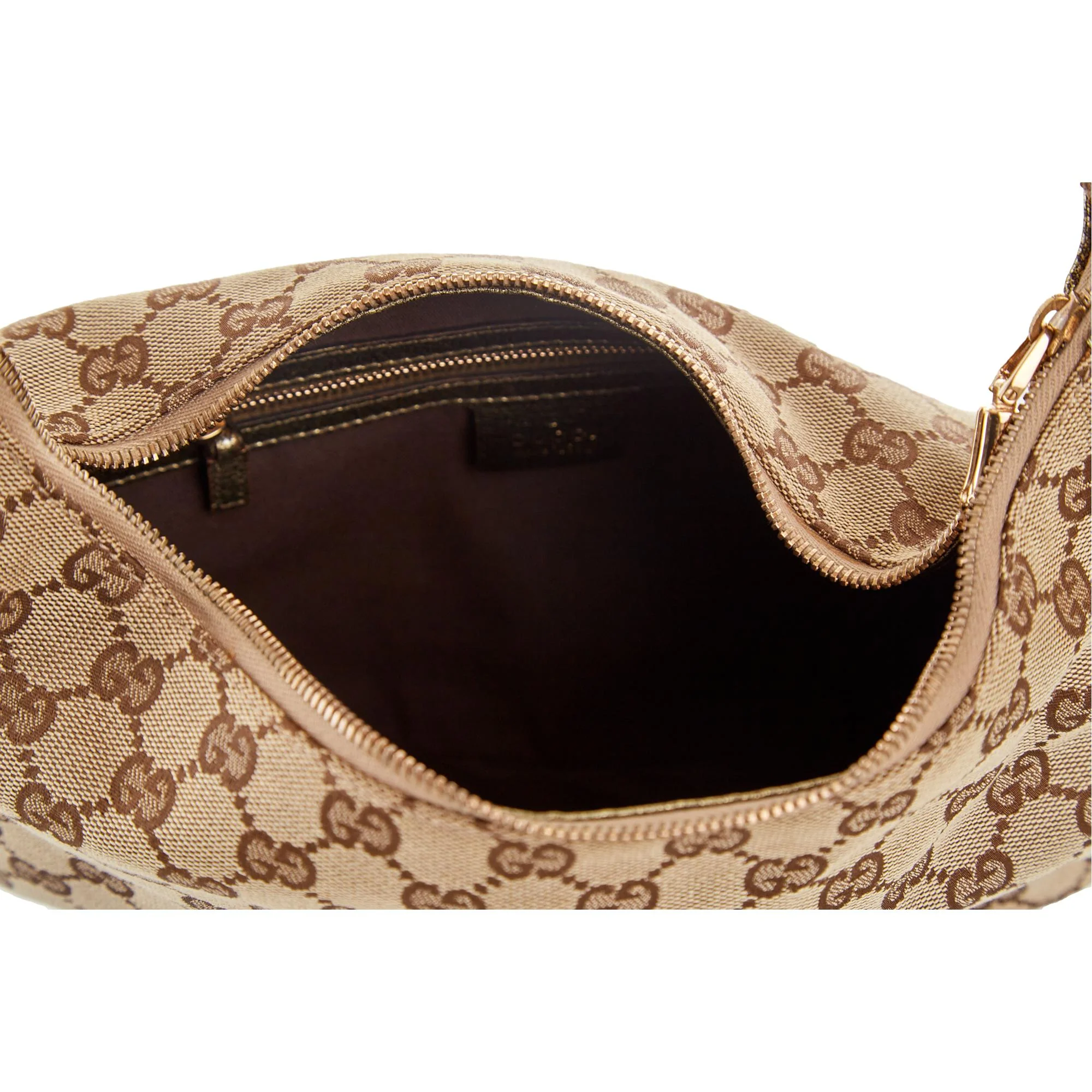 Gucci Brown Logo Bamboo Shoulder Bag - Image 4