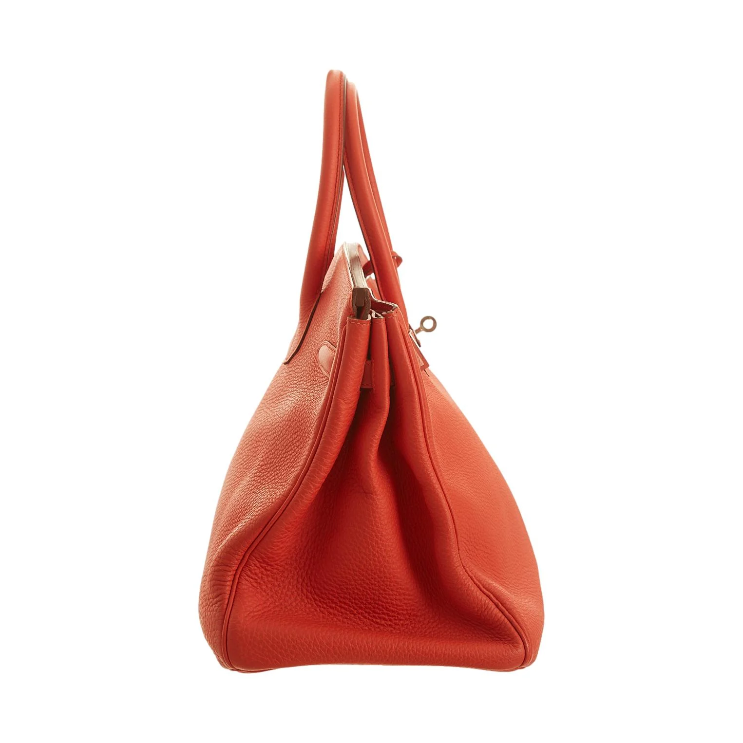 Hermes Capucine Togo Leather Birkin 35 - Image 7