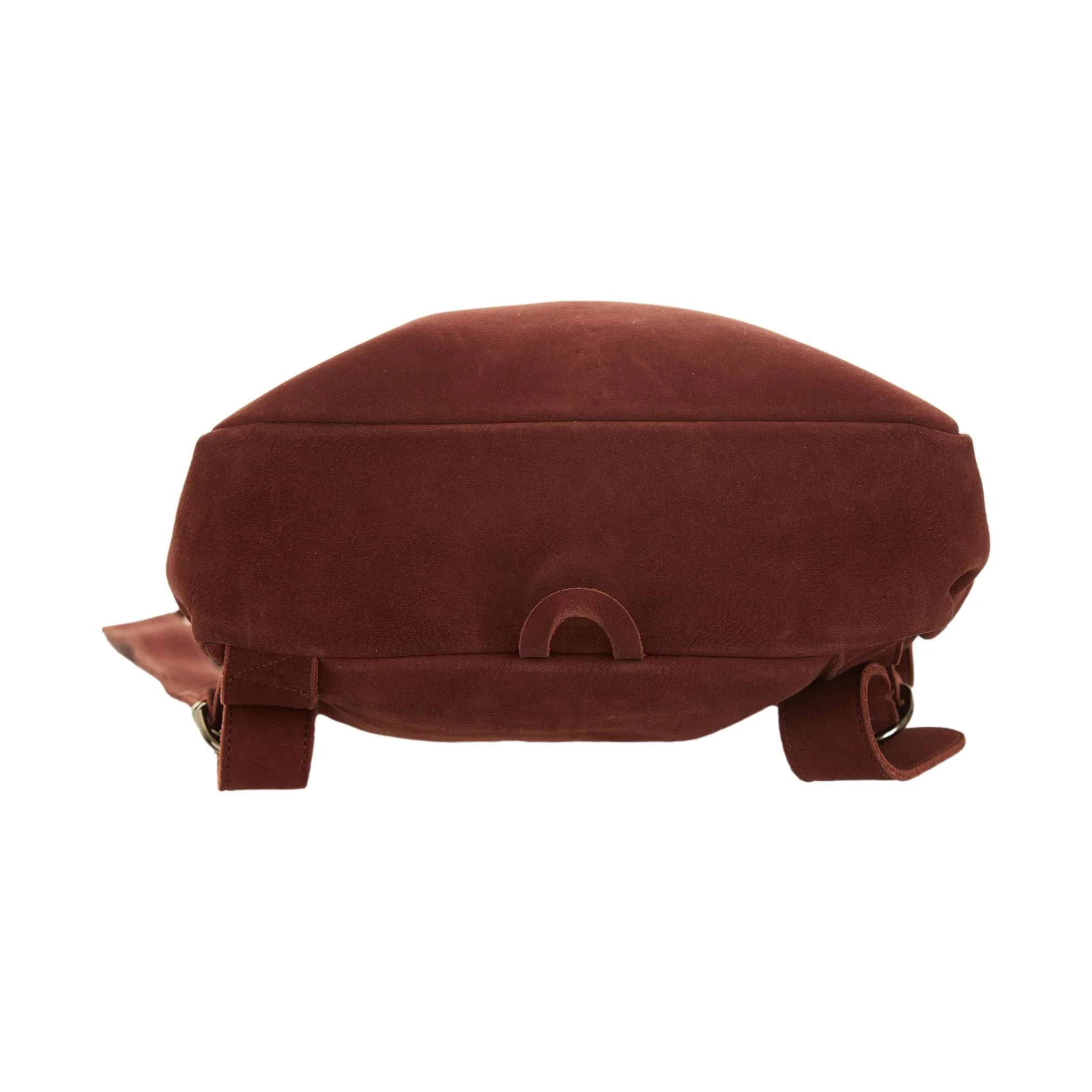 Jean Paul Gaultier Burgundy Suede Backpack - Image 3