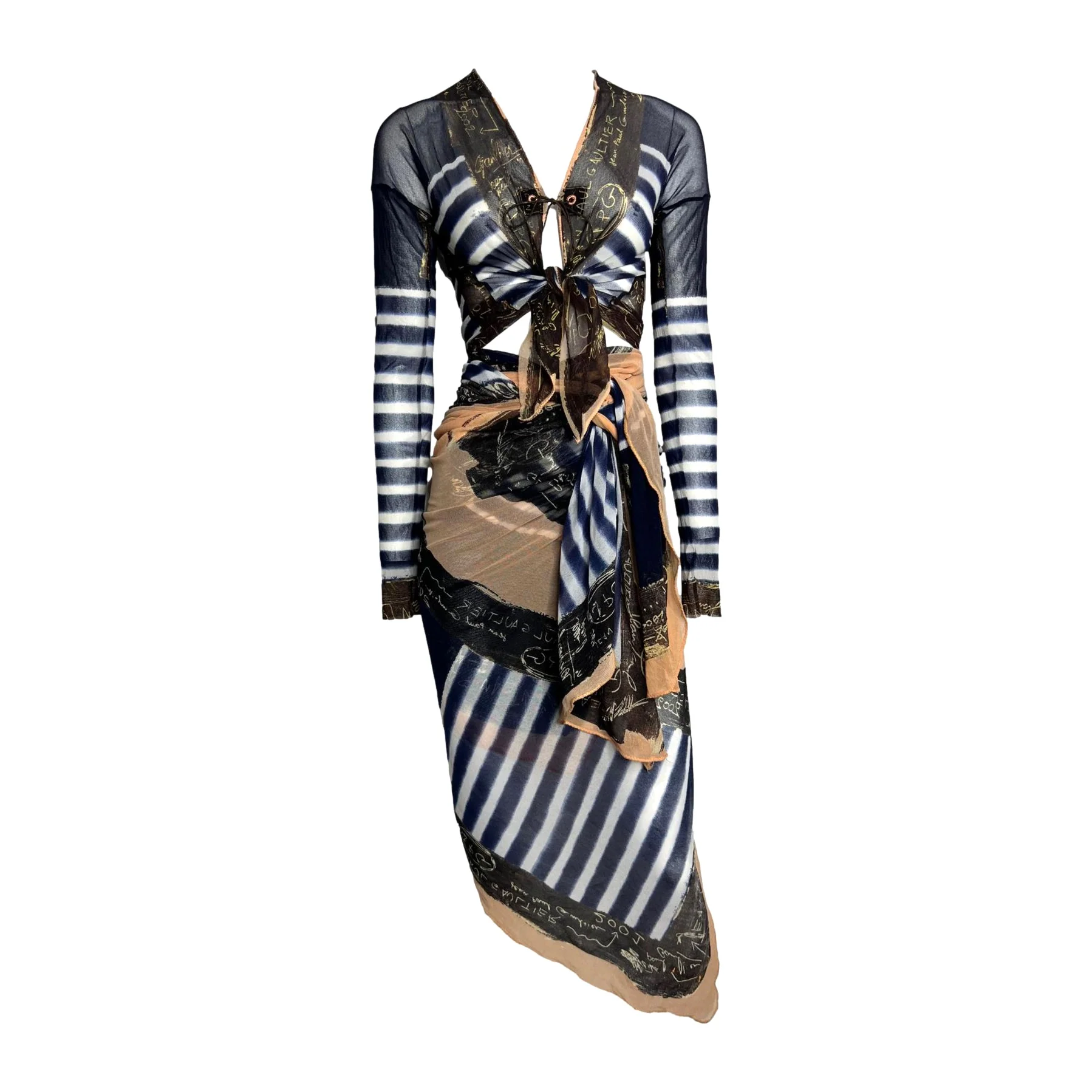 Jean Paul Gaultier Print Wrap Set