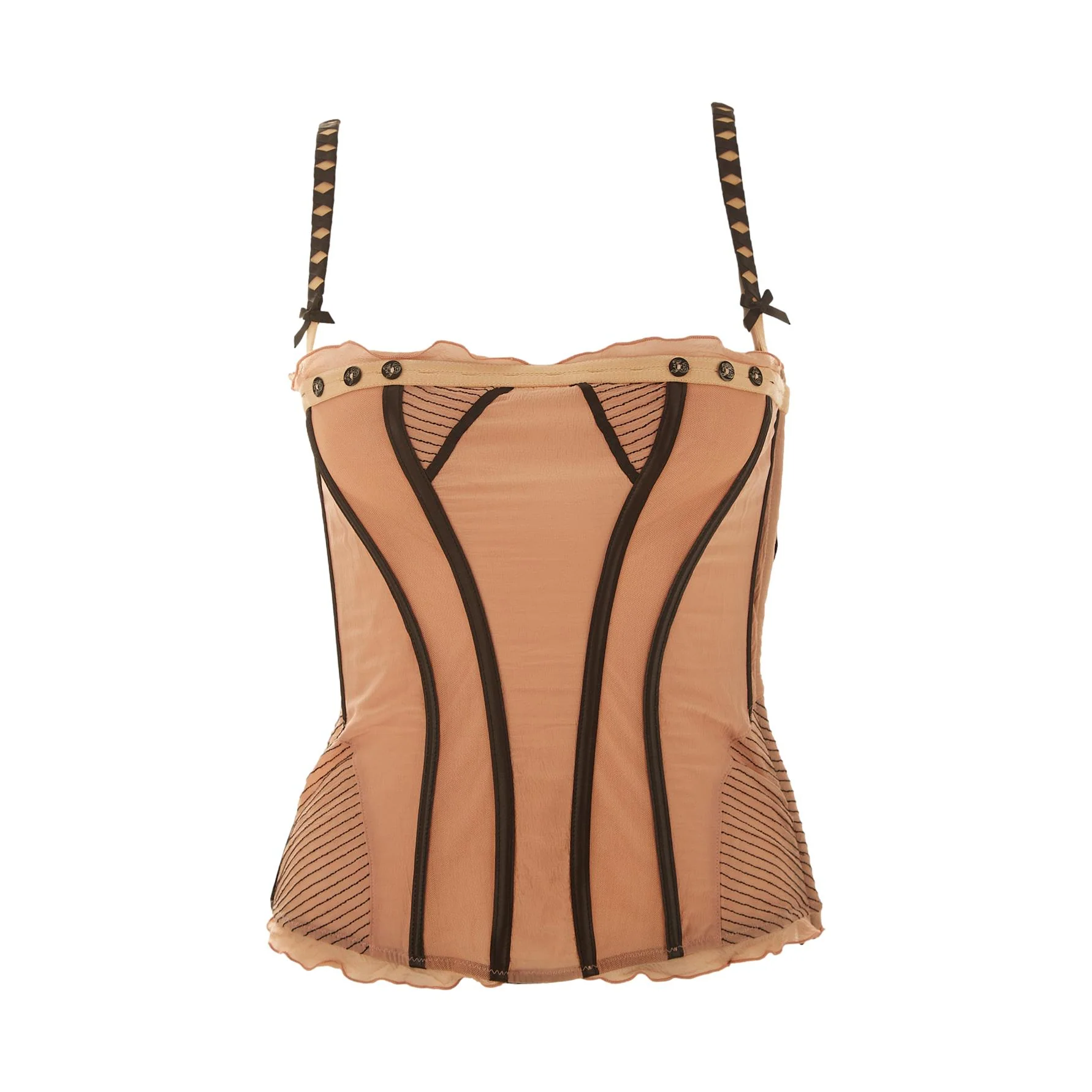Galliano Pink Lace Corset