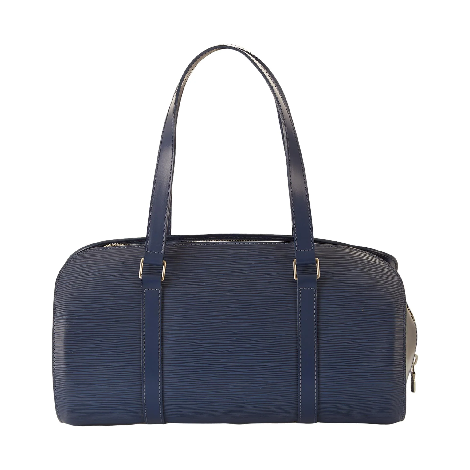 Louis Vuitton Blue Epi Leather Cylinder Bag - Image 2