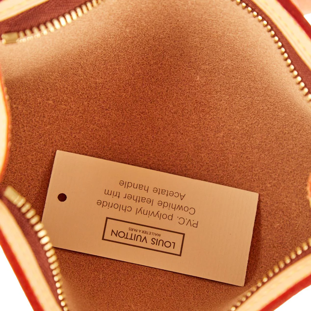 Louis Vuitton Tan Wristlet - Image 4