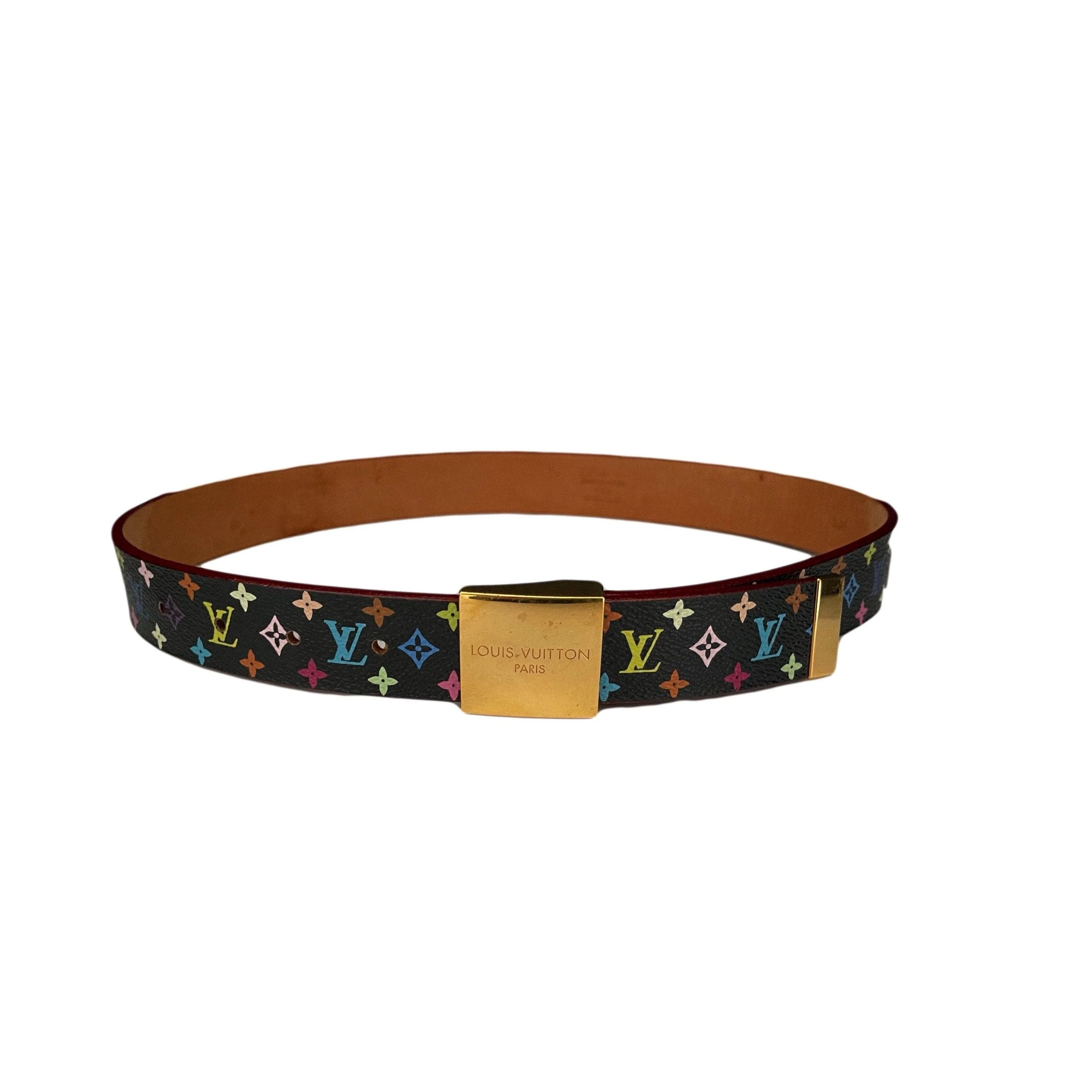 Louis Vuitton Black Monogram Belt