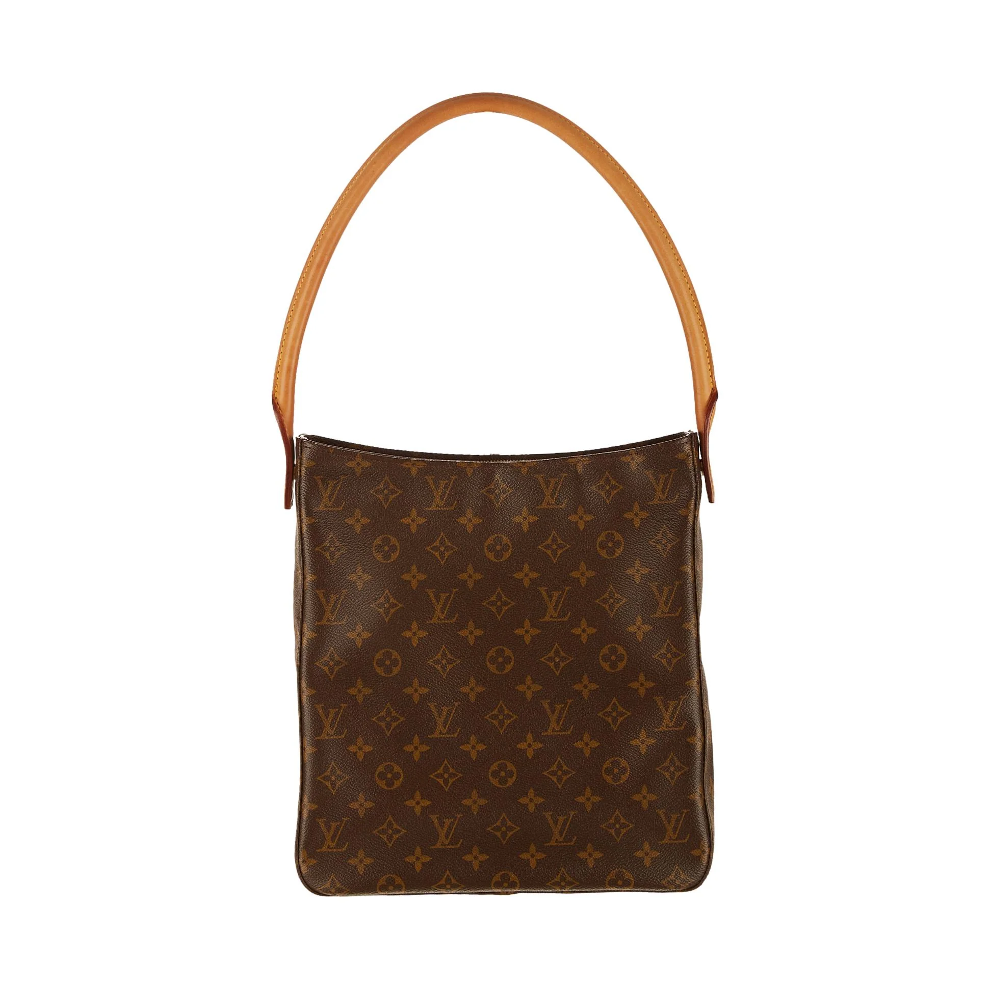 Louis Vuitton Brown Monogram Looping Shoulder Bag - Image 2