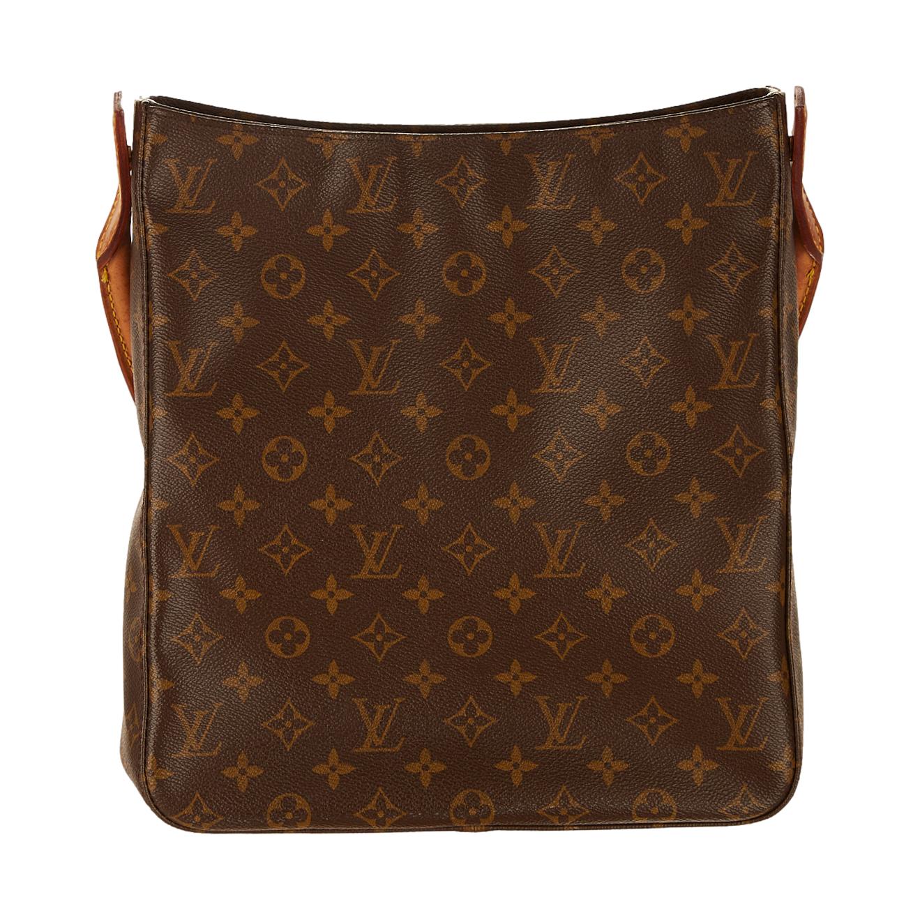 Louis Vuitton Brown Monogram Shoulder Bag - Image 2
