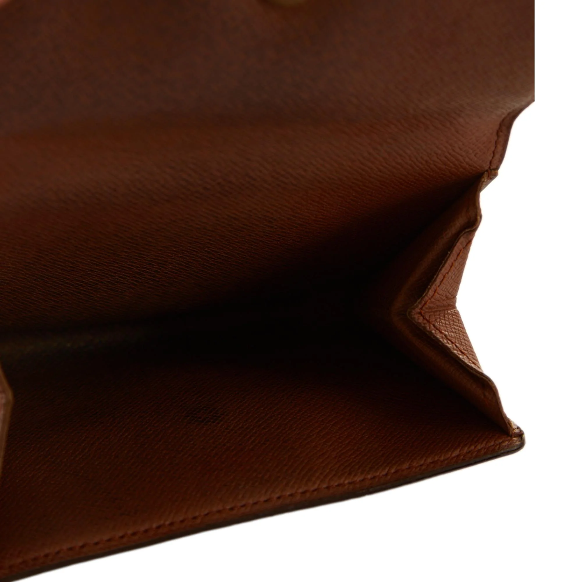 Louis Vuitton Brown Monogram Double Wallet - Image 4