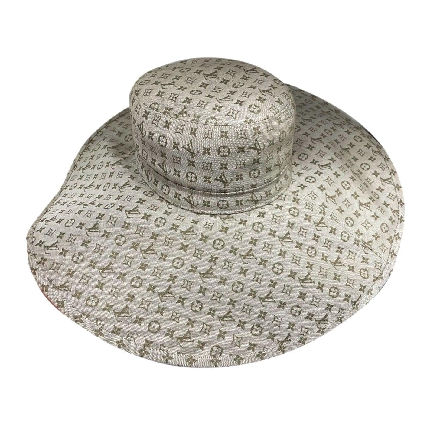 Louis Vuitton Grey Monogram Sun Hat
