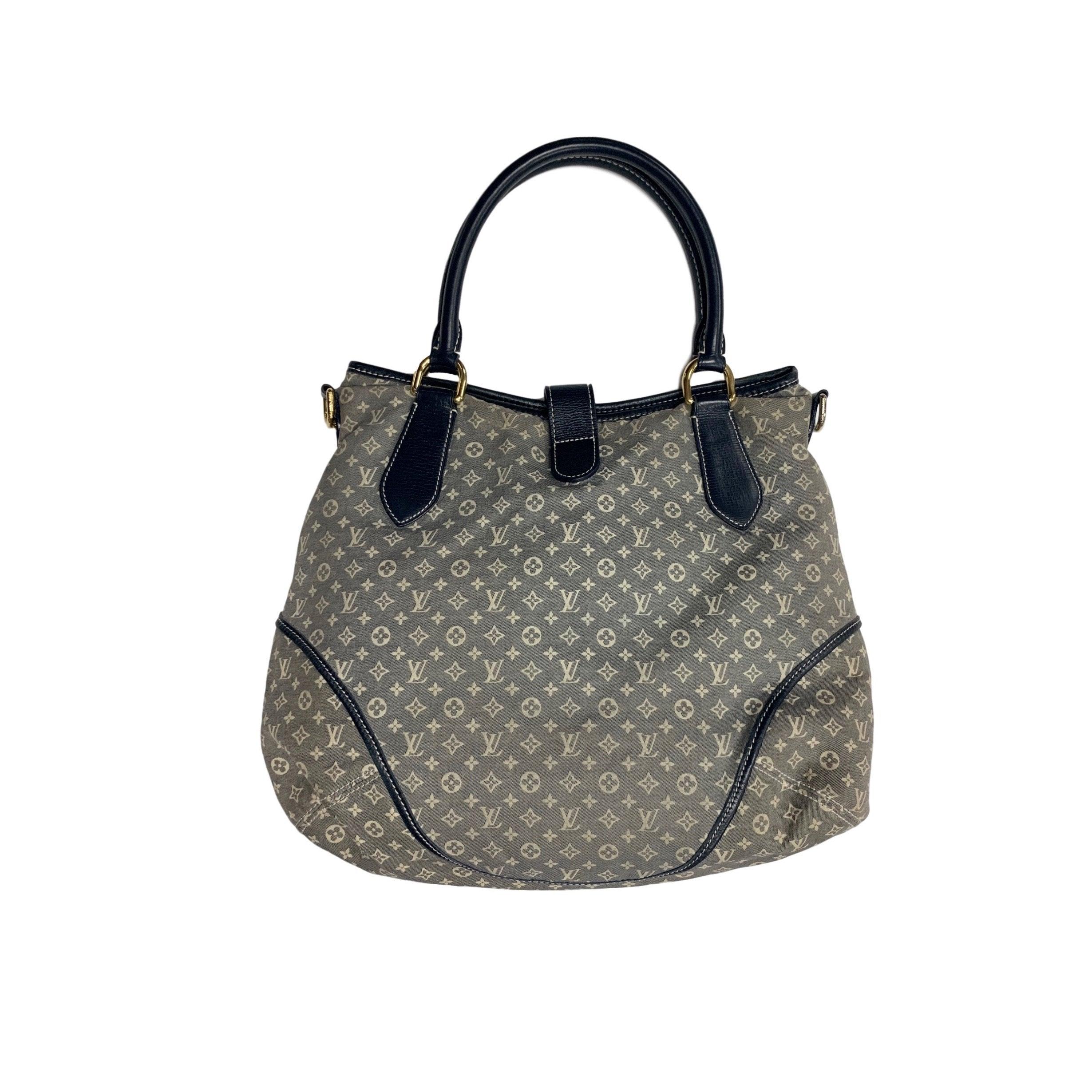 Louis Vuitton Navy Large Canvas Shoulder Bag - Image 2