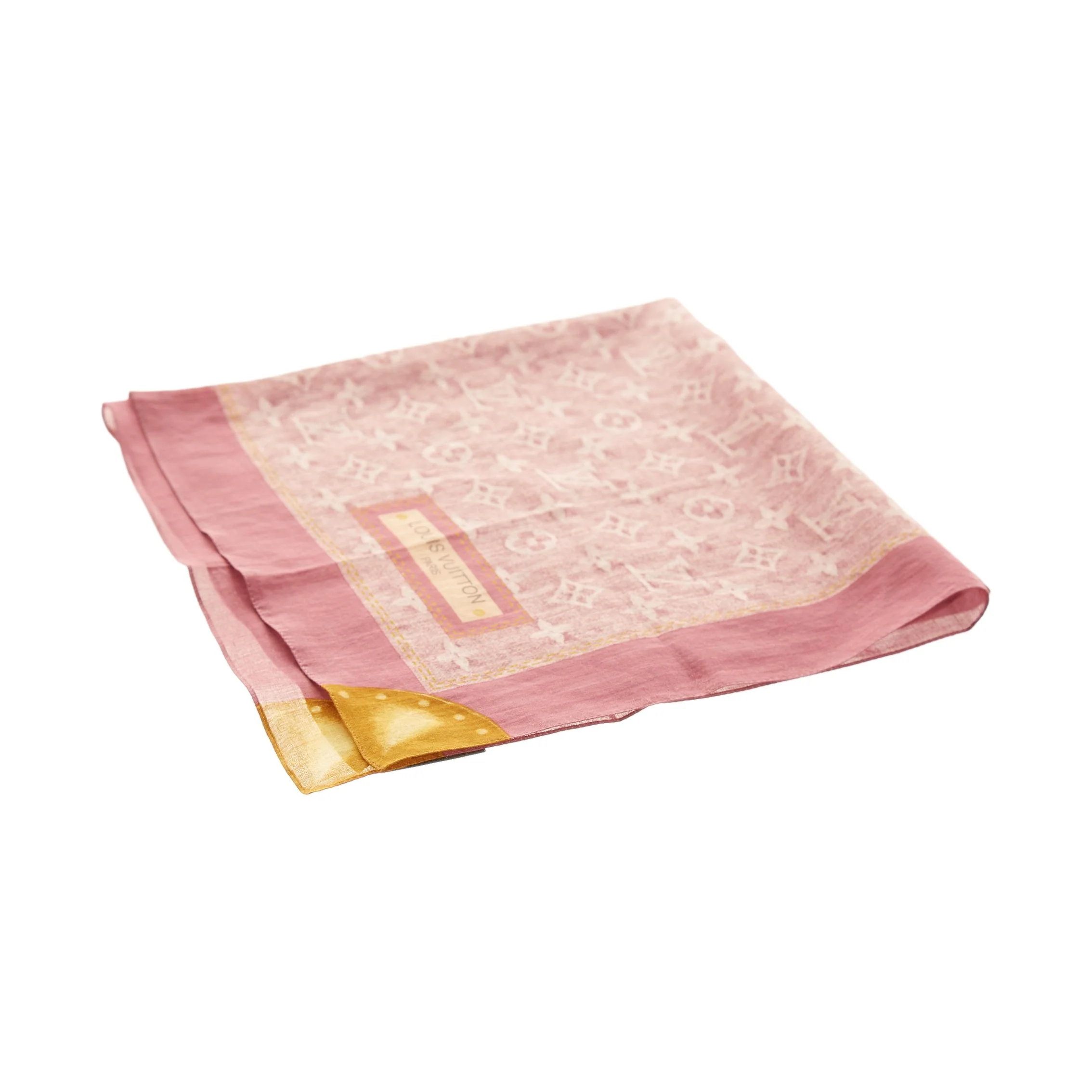 Louis Vuitton Pink Monogram Bandana