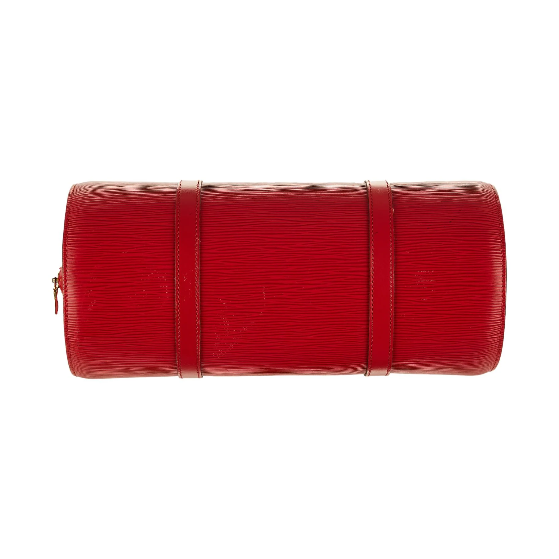 Louis Vuitton Red Epi Cylinder Bag - Image 3