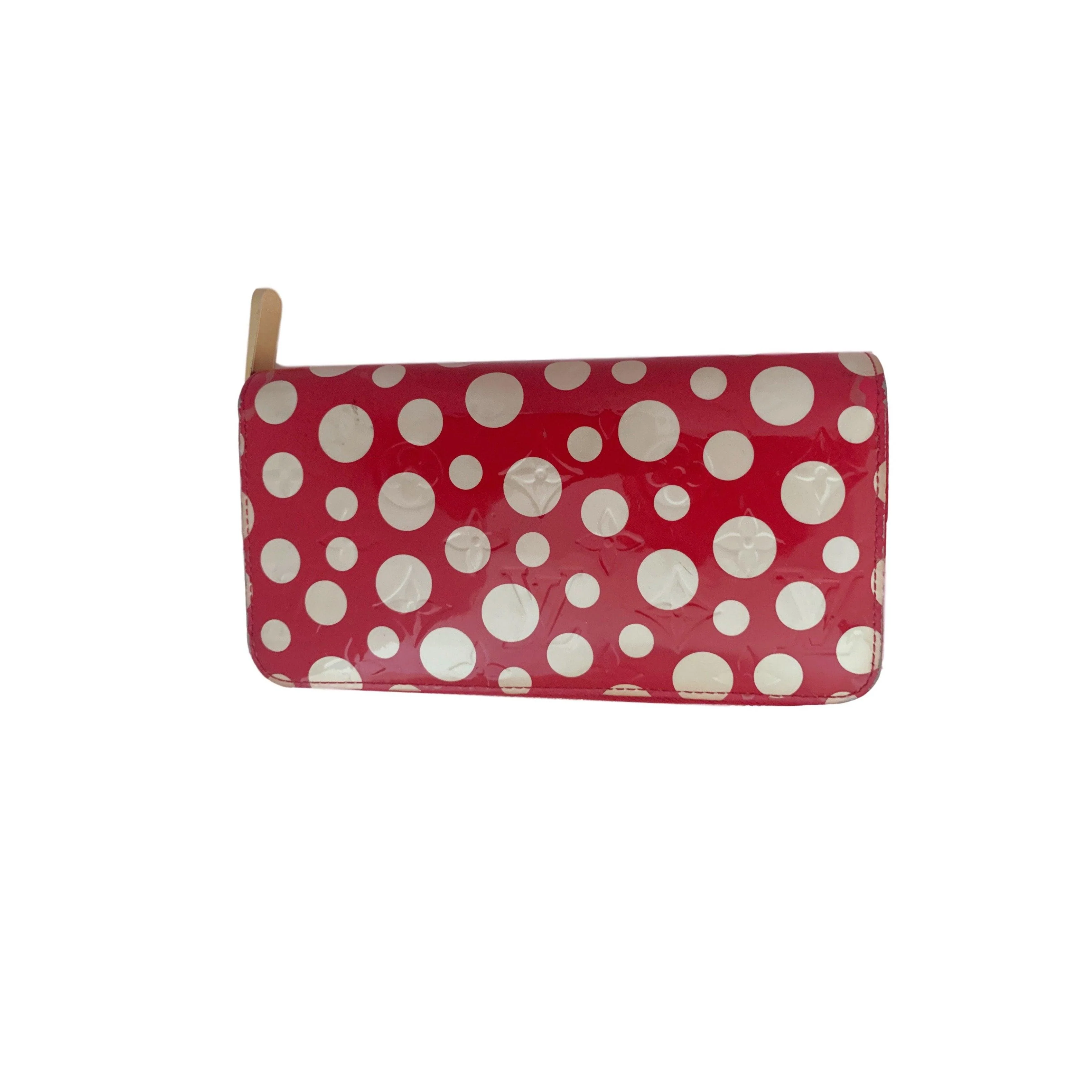 Louis Vuitton Red Kusama Wallet