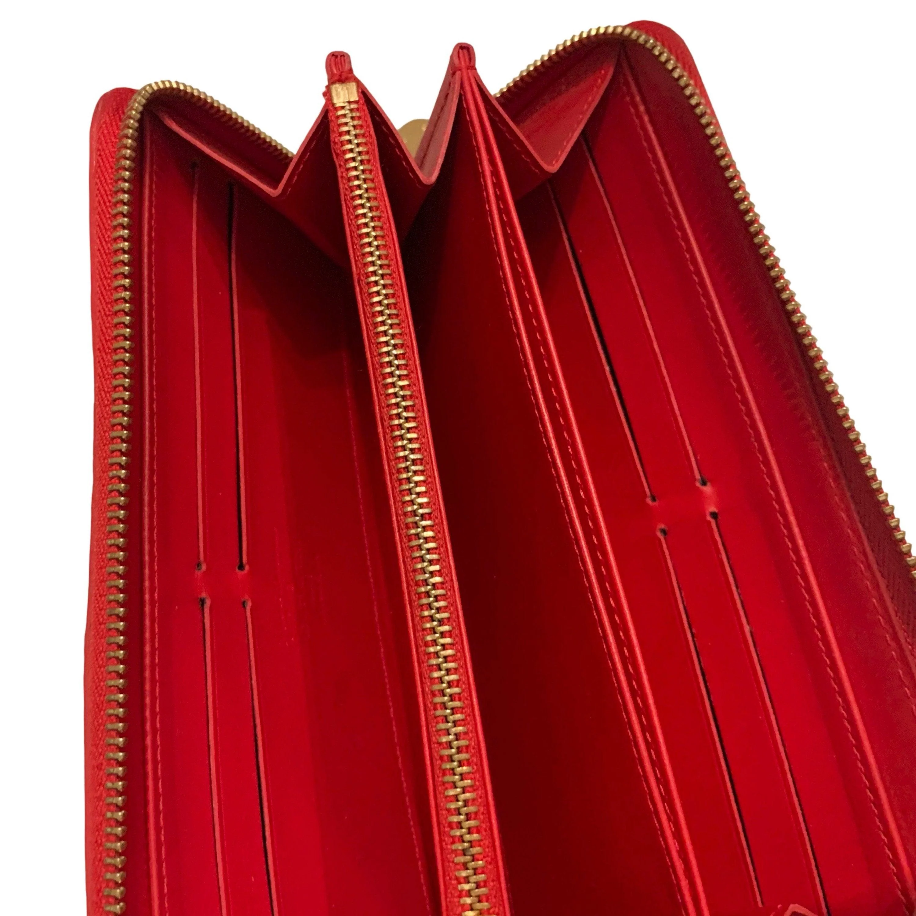 Louis Vuitton Red Kusama Wallet - Image 4