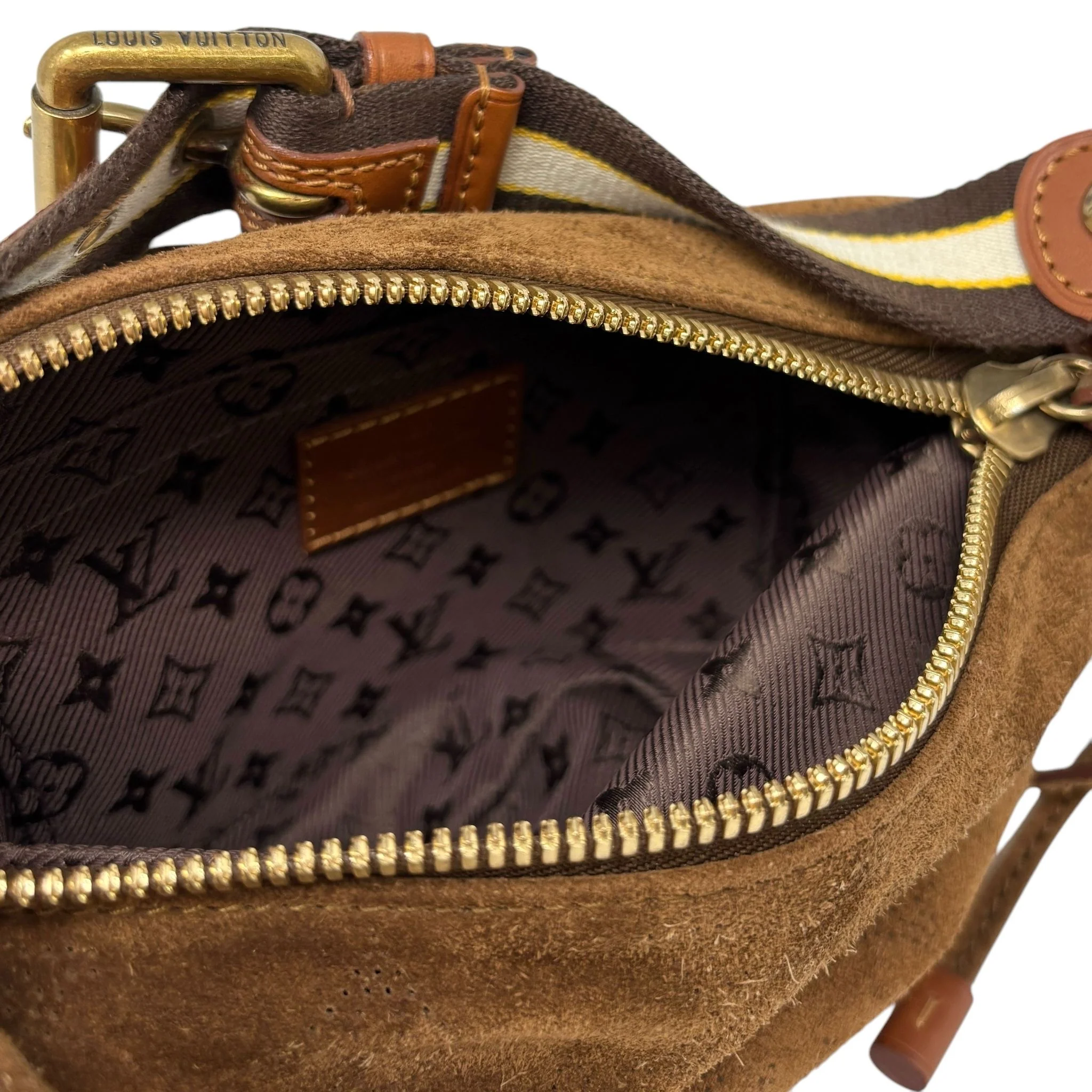 Louis Vuitton Suede Logo Mini Shoulder Bag - Image 4