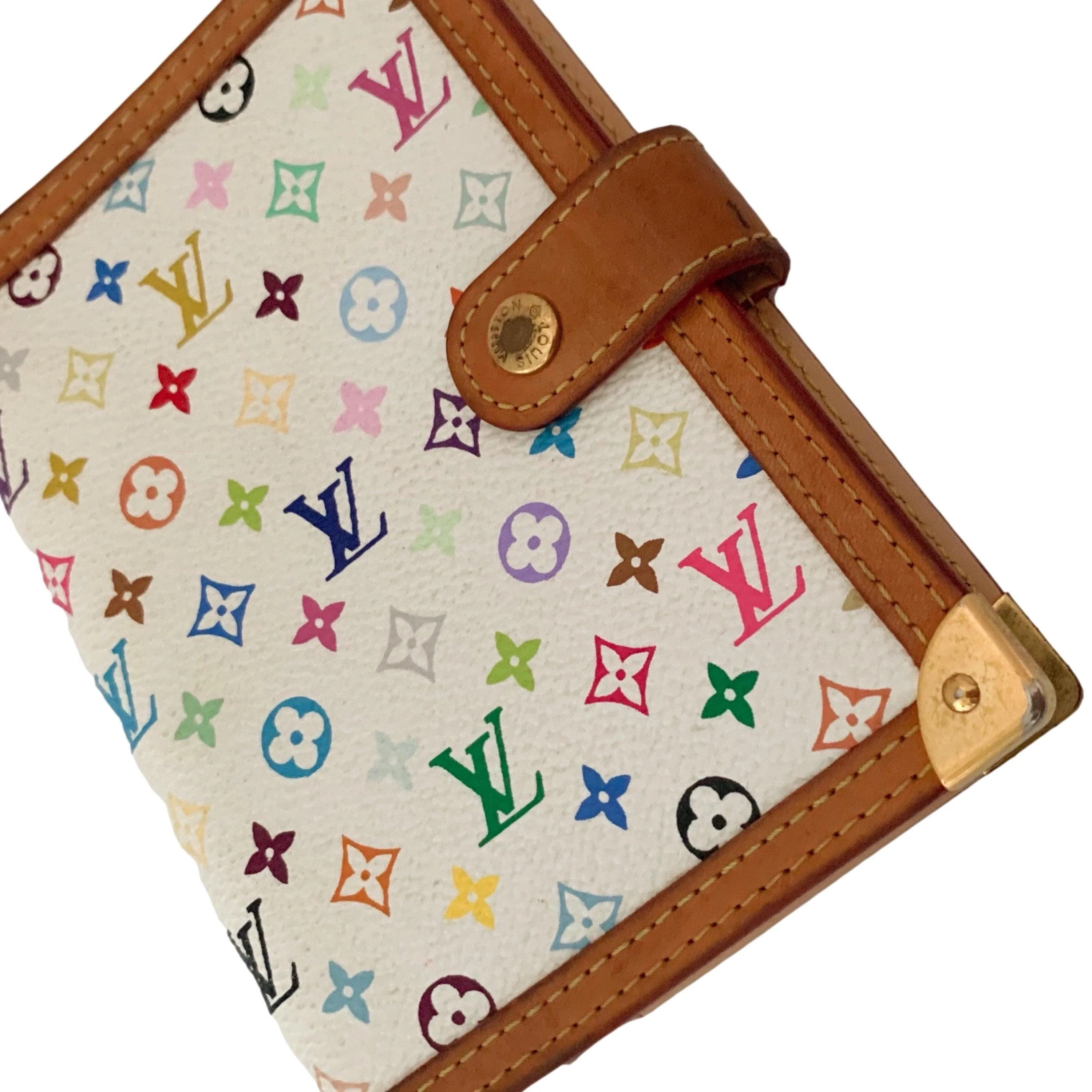 Louis Vuitton White Multicolor Agenda Cover - Image 3