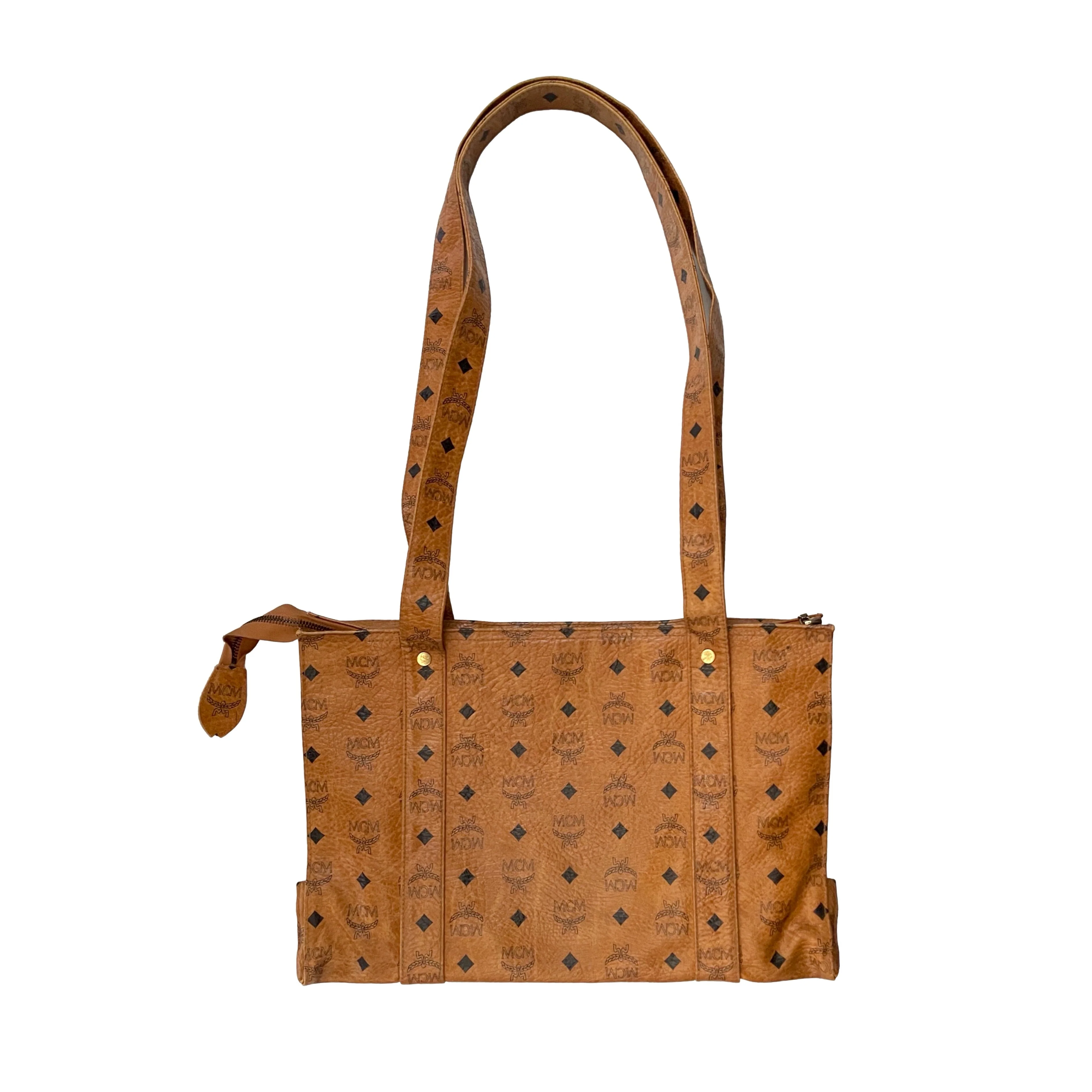 MCM Large Logo Shoulder Tote 💰 - Image 2