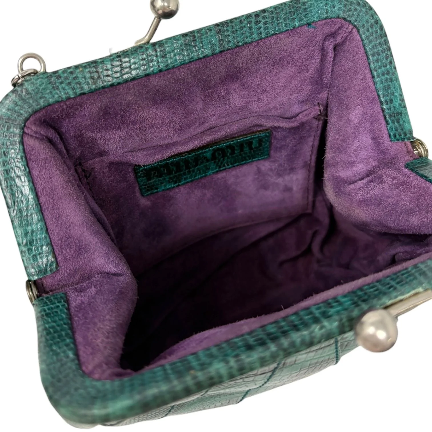 Miu Miu Emerald Kisslock Bag - Image 4