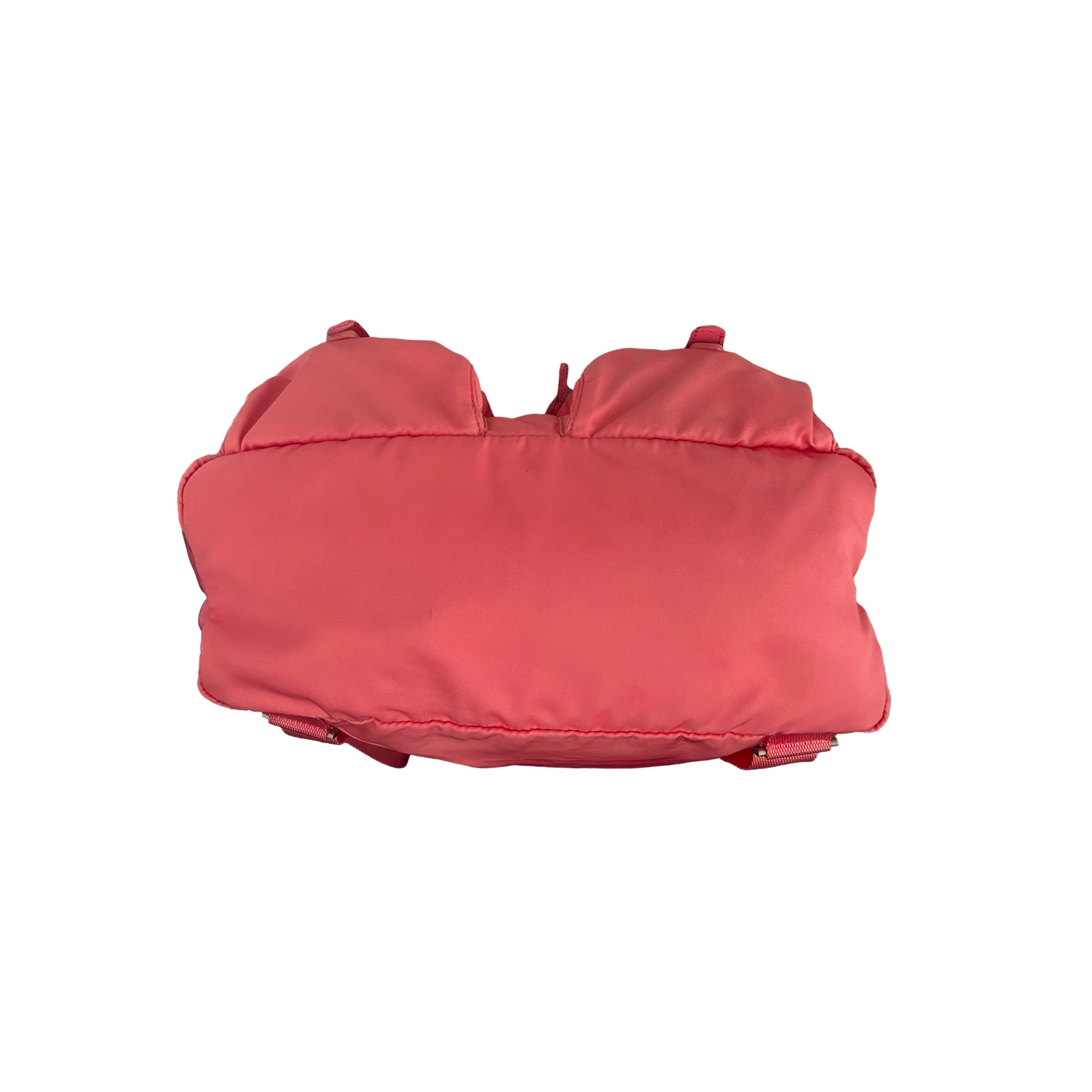 Prada Pink Nylon Backpack - Image 3
