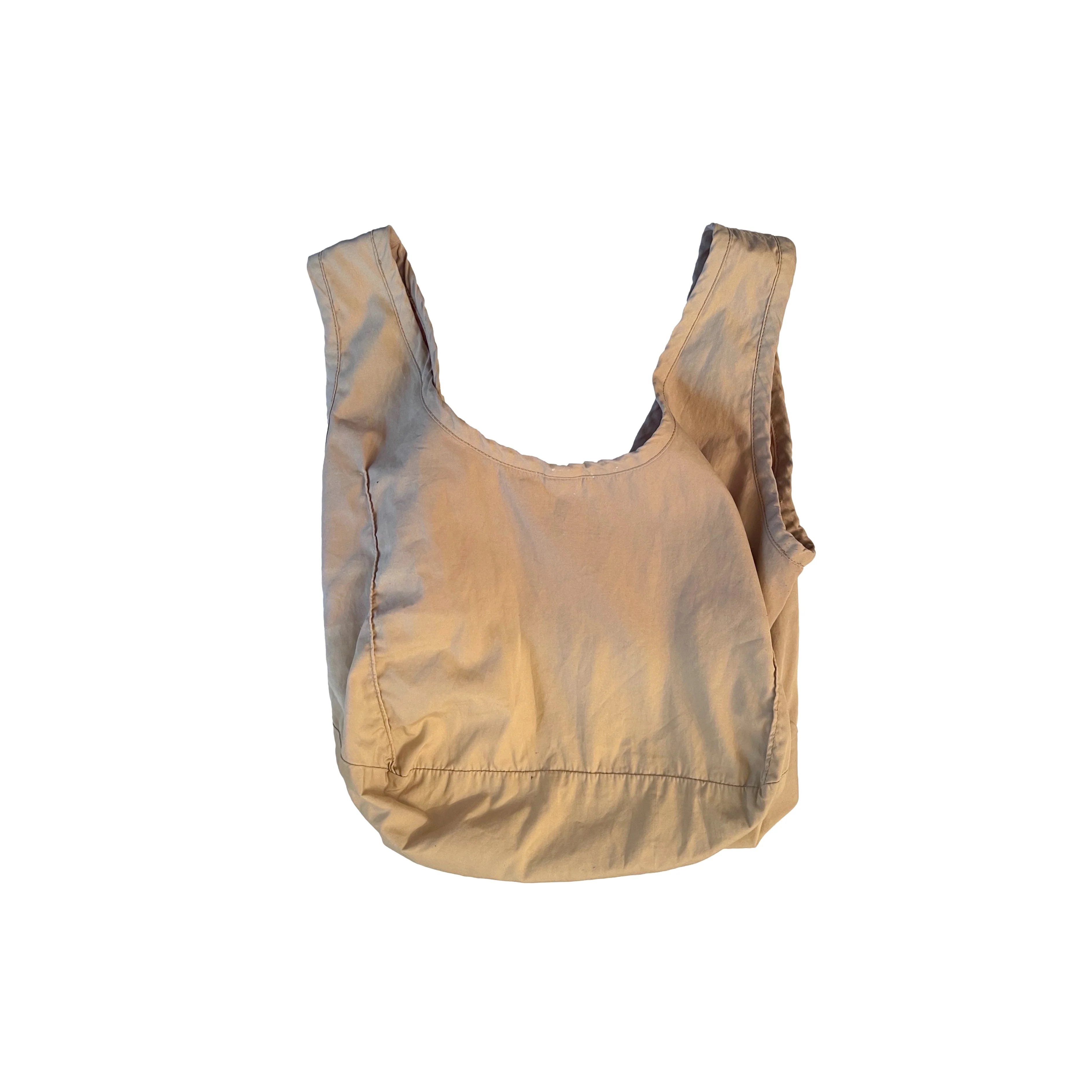 Prada Beige Nylon Tote Bag - Image 2