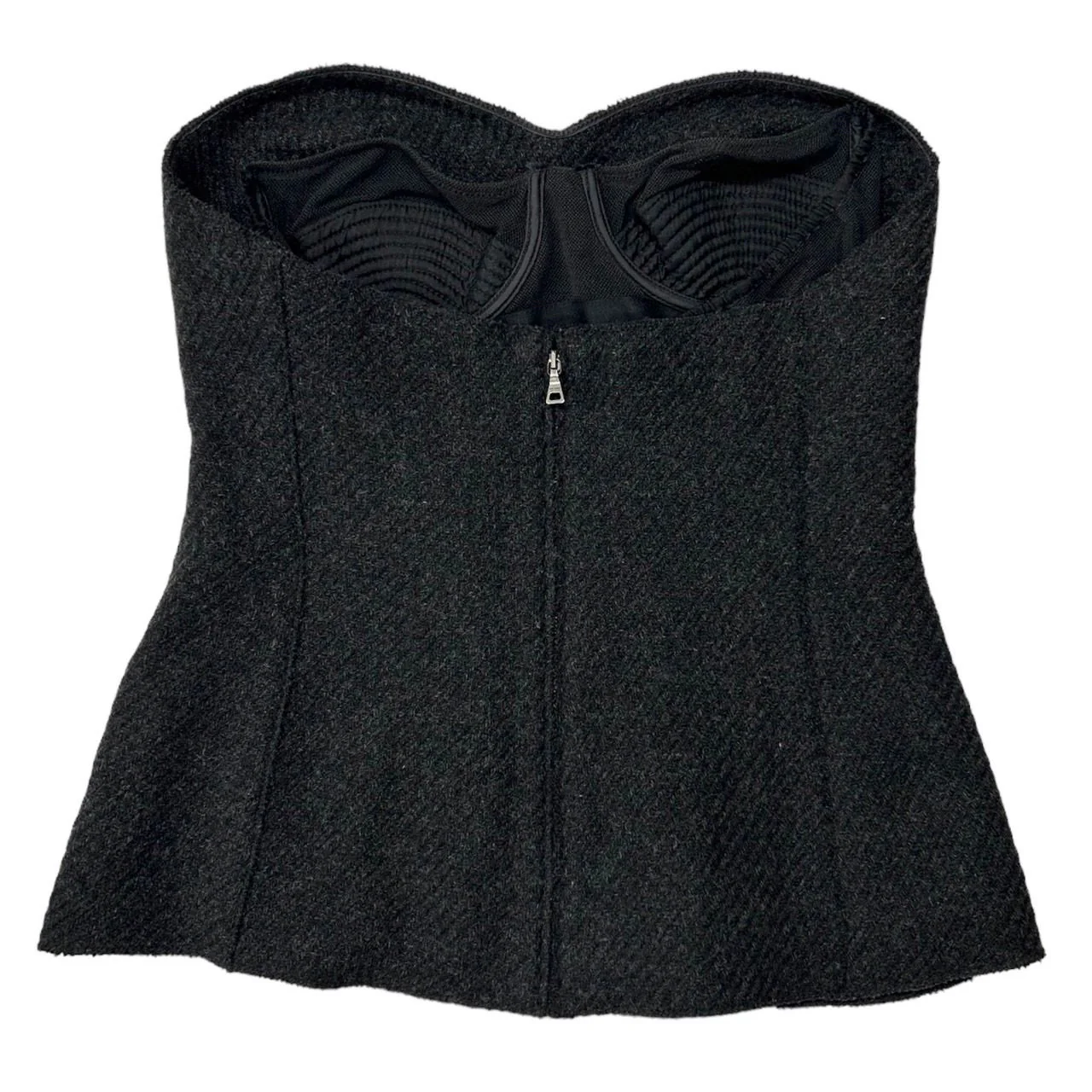 Prada Black Corset Top - Image 2