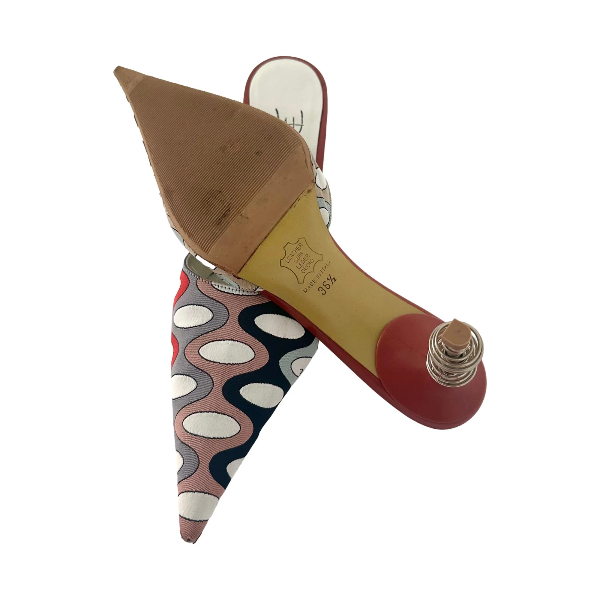 Pucci Wave Print Ball Heels - Image 3