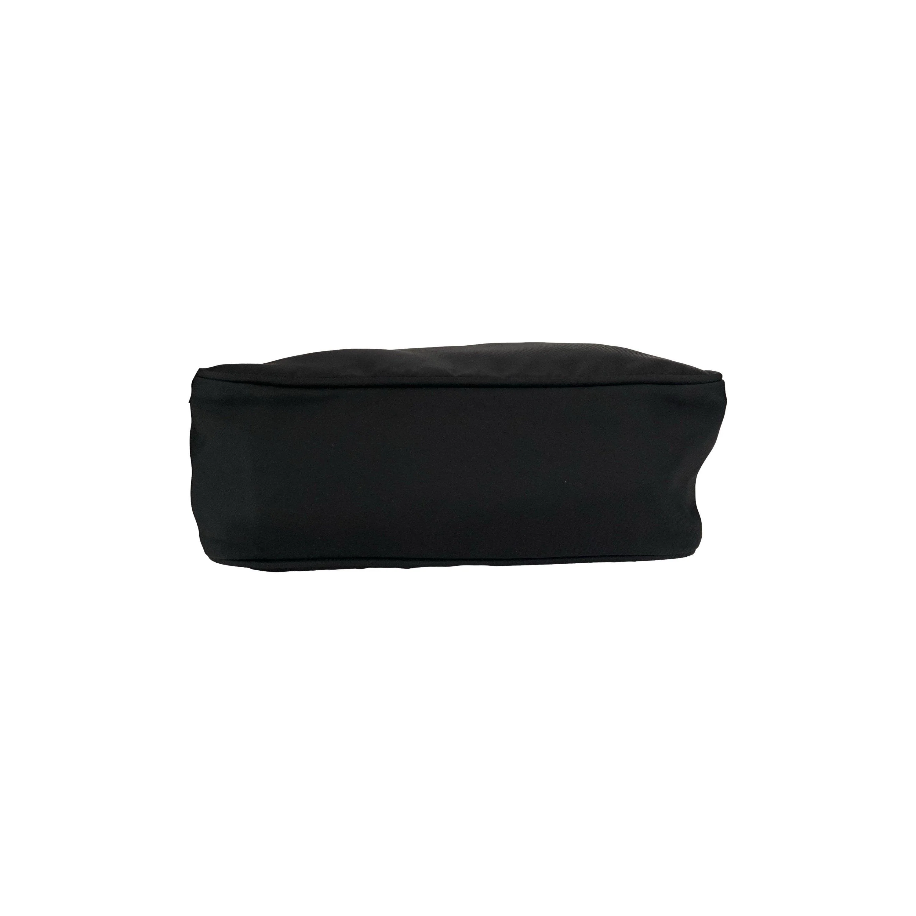 Prada Black Mini Nylon Shoulder Bag - Image 3