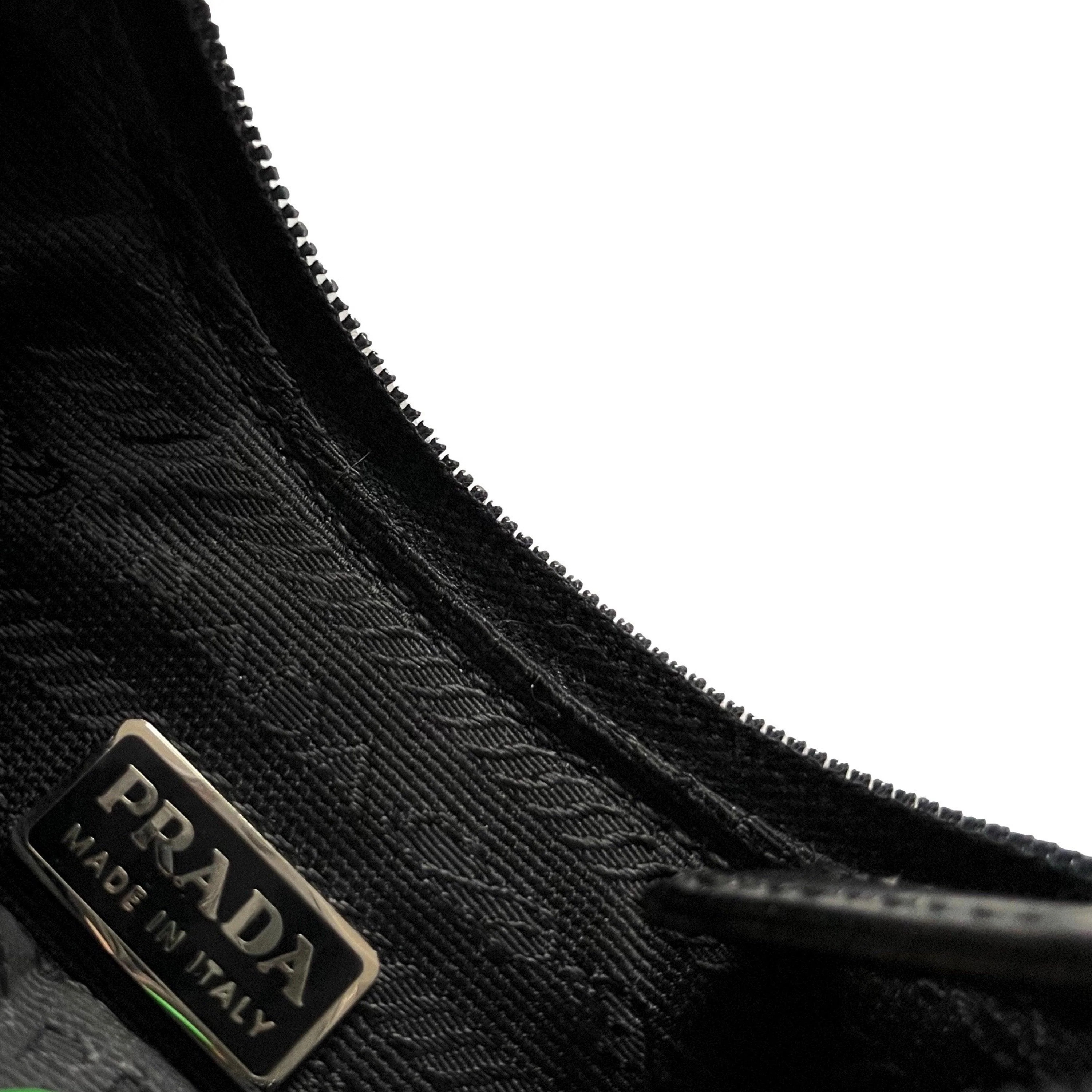 Prada Black Mini Nylon Shoulder Bag - Image 4