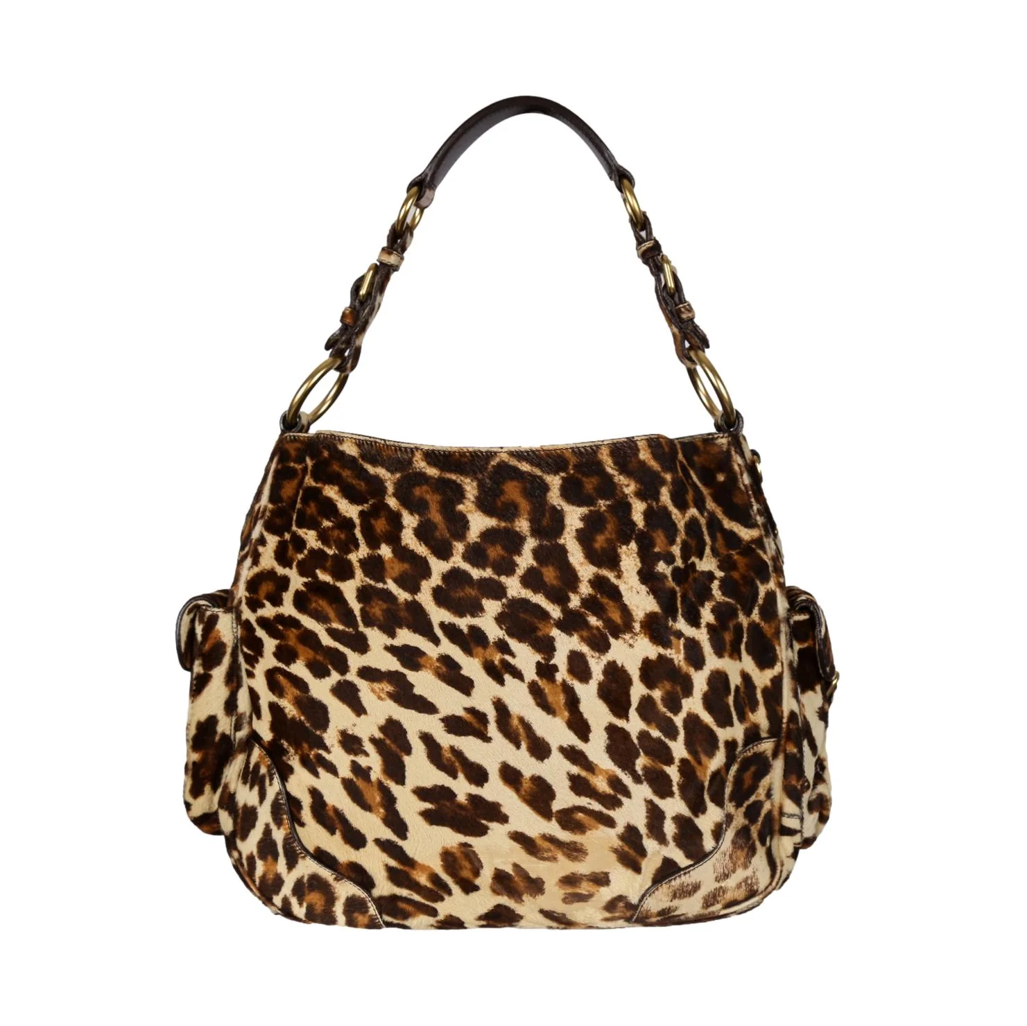 Prada Cheetah Print Jumbo Shoulder Bag - Image 2