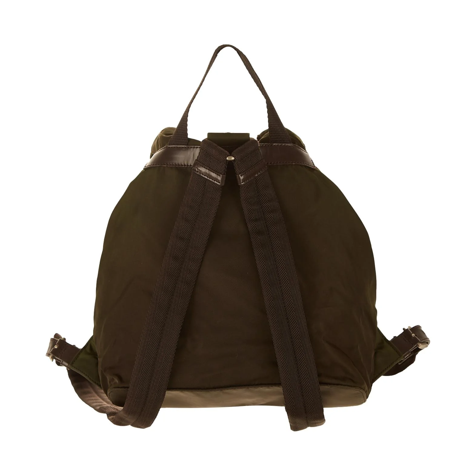 Prada Green Nylon Backpack - Image 2