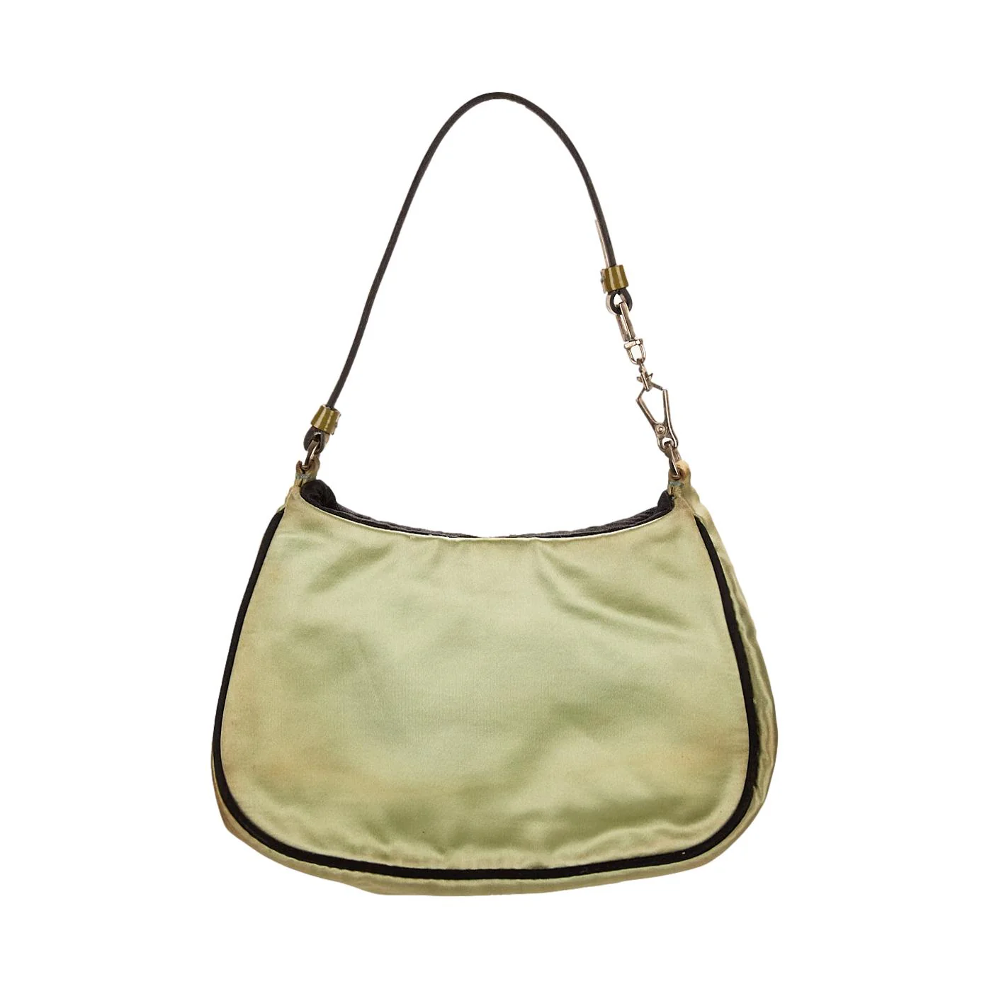 Prada Green Satin Mini Bag - Image 2