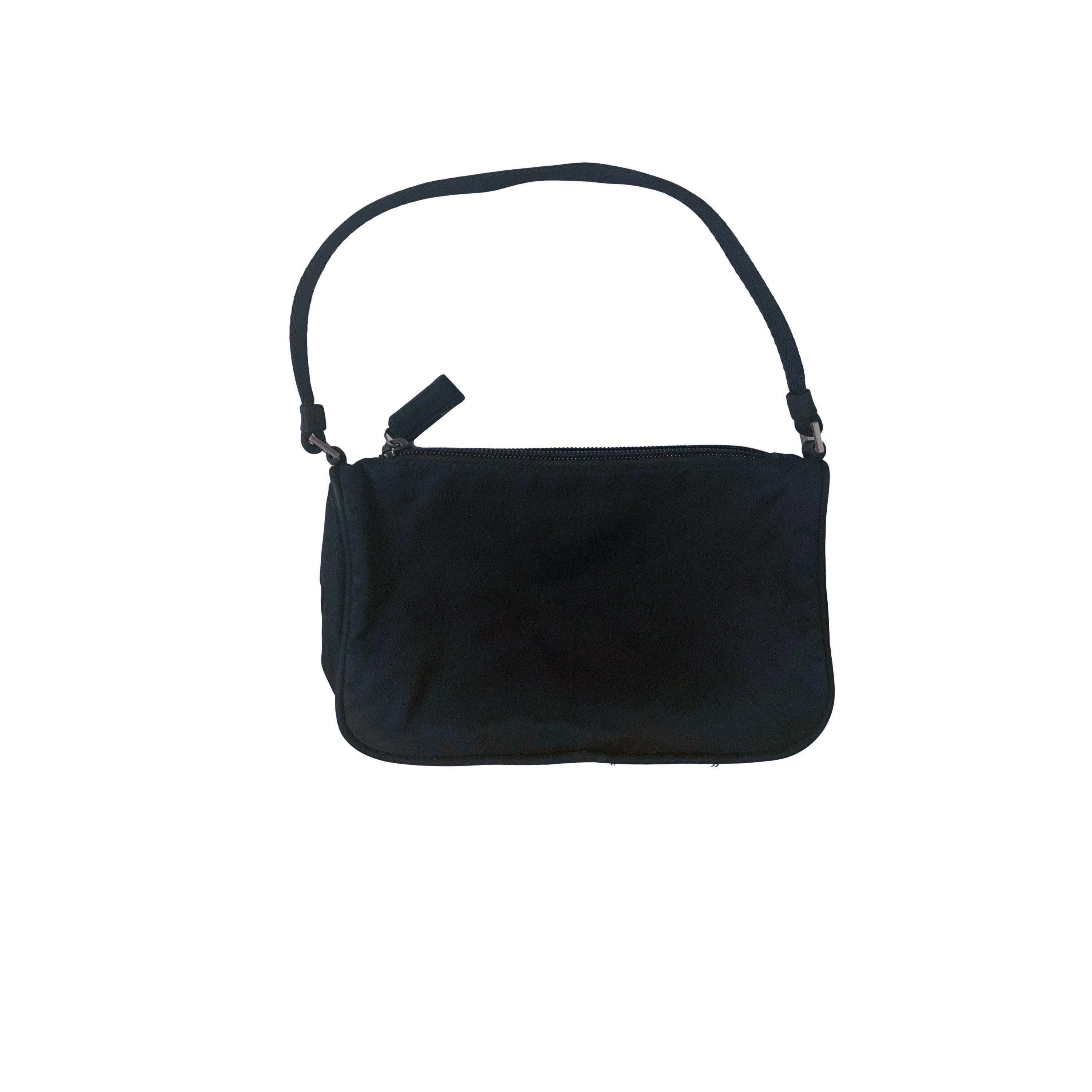 Prada Navy Nylon Mini Shoulder Bag - Image 2