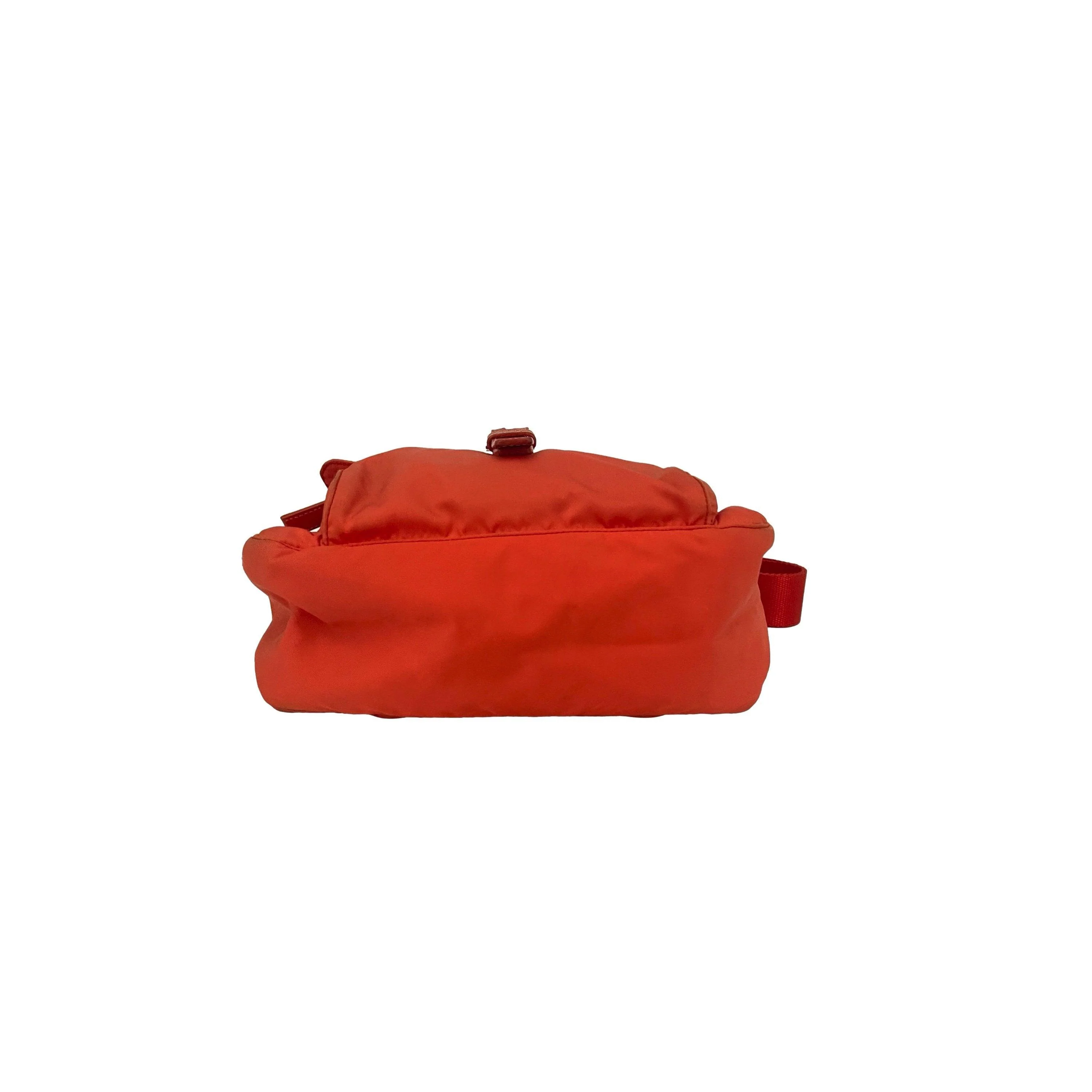 Prada Orange Nylon Crossbody - Image 3