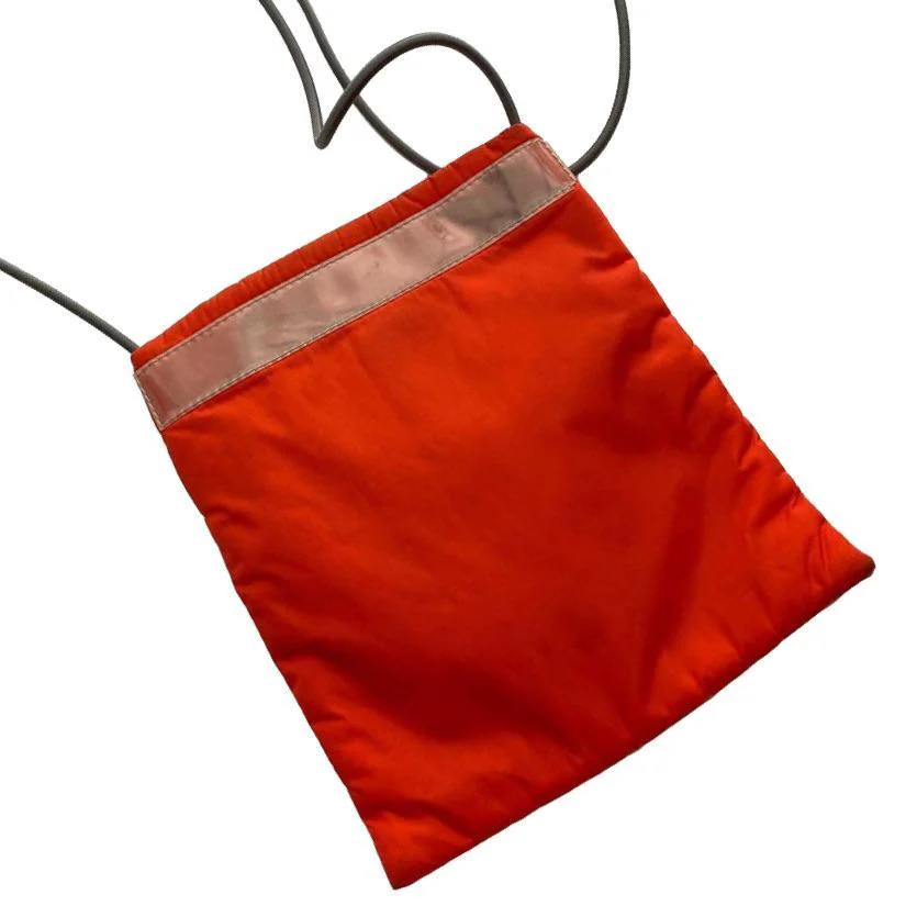 Prada Orange Nylon Utility Bag 💰 - Image 3