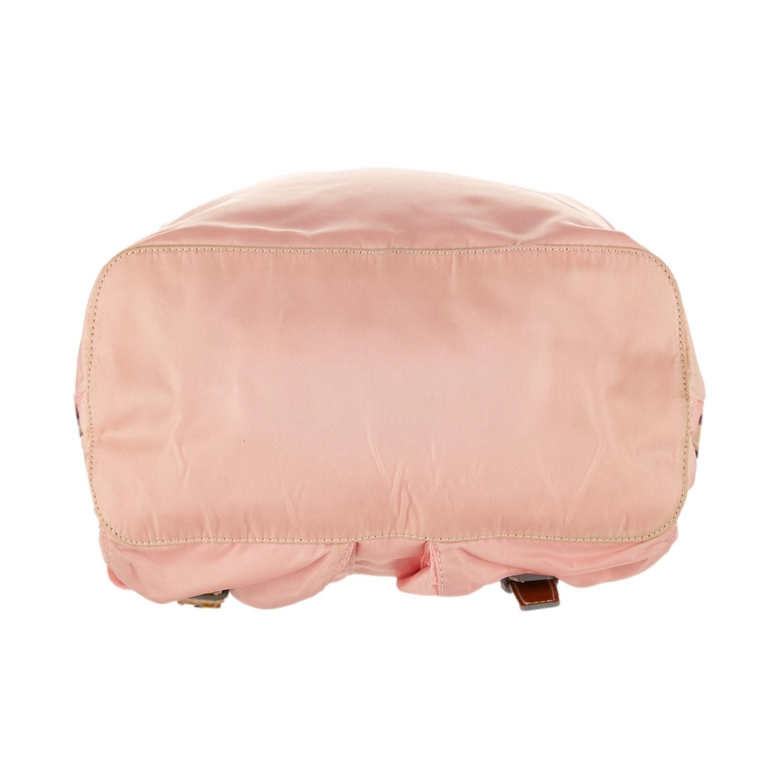 Prada Pink Nylon Backpack - Image 3