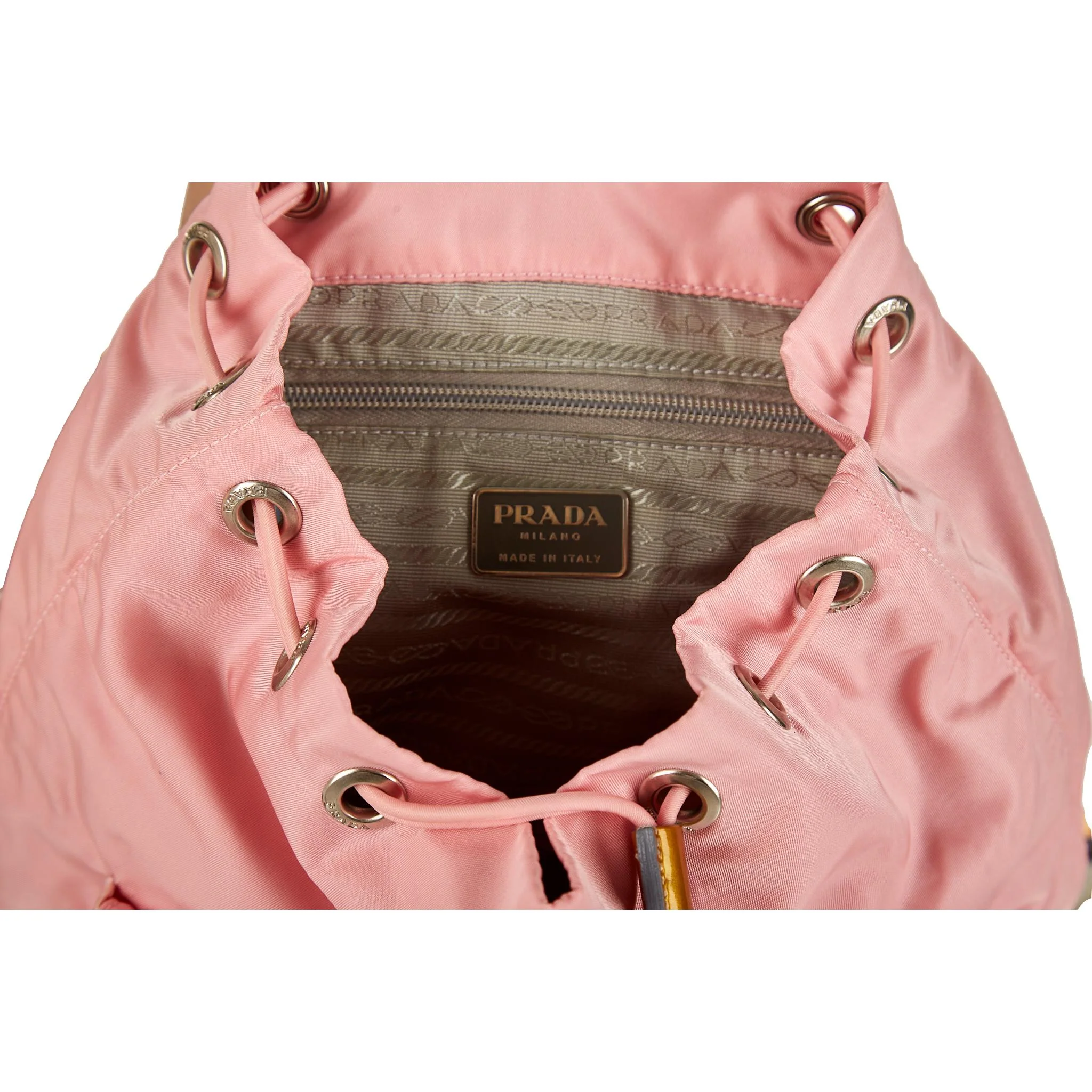 Prada Pink Nylon Backpack - Image 4