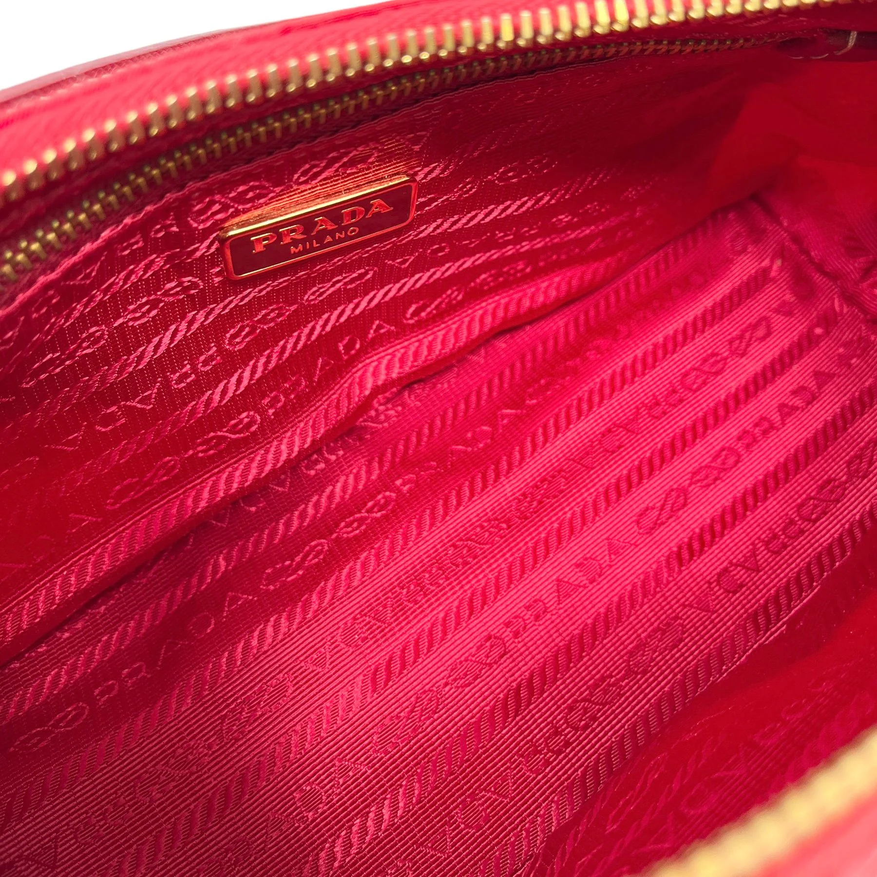 Prada Red Mini Shoulder Bag - Image 3