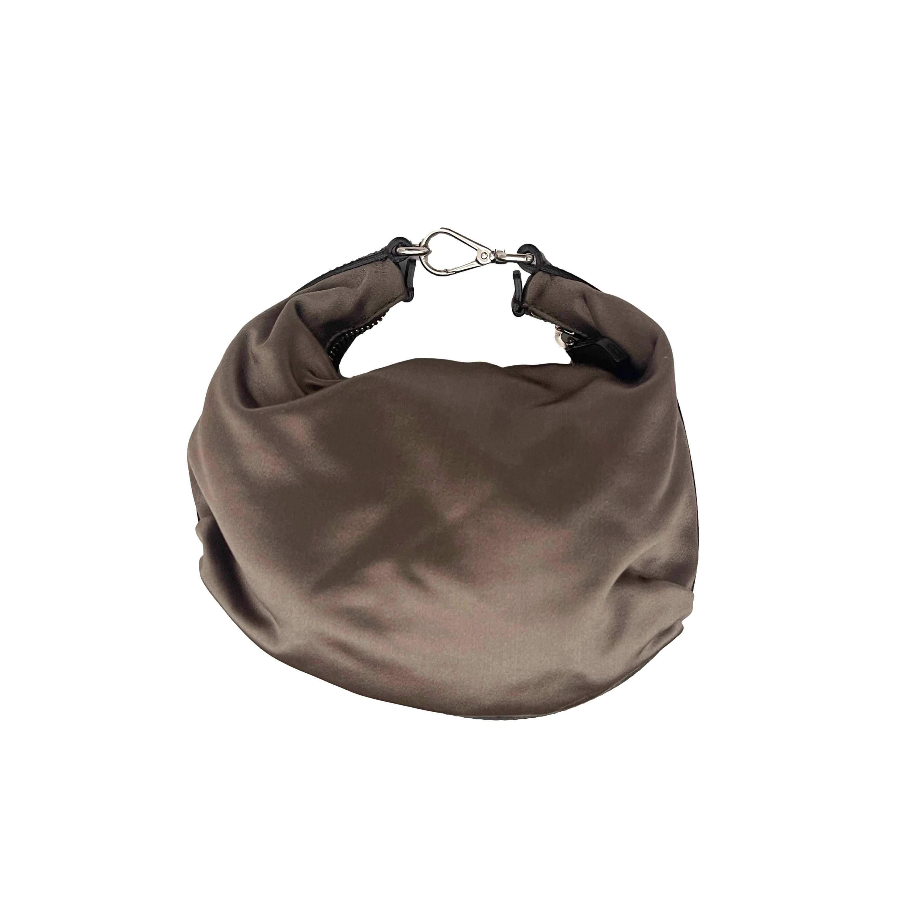 Prada Silver Mini Clip Bag - Image 2