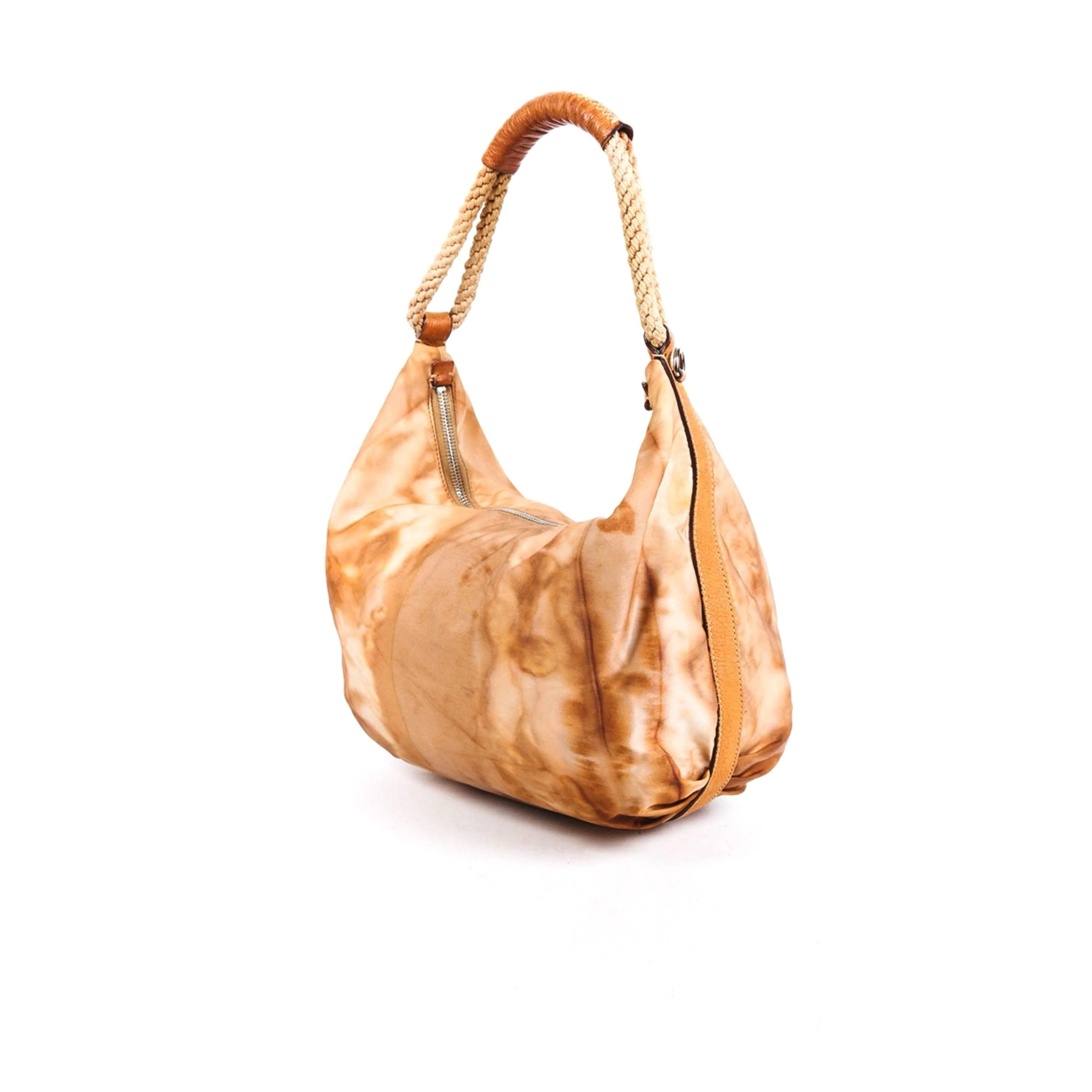 Prada Tan Logo Shoulder Bag - Image 2