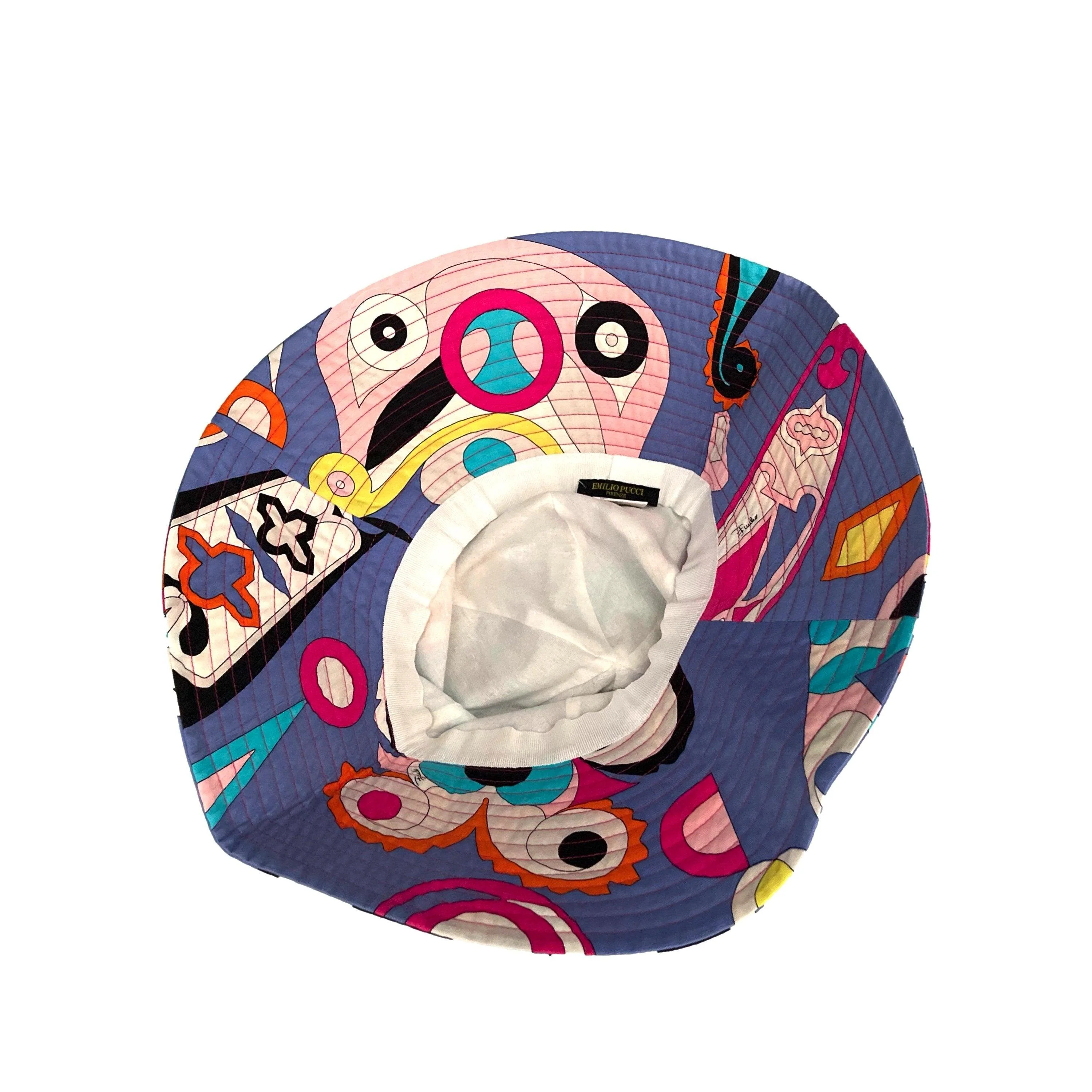 Pucci Purple Print Sun Hat - Image 4
