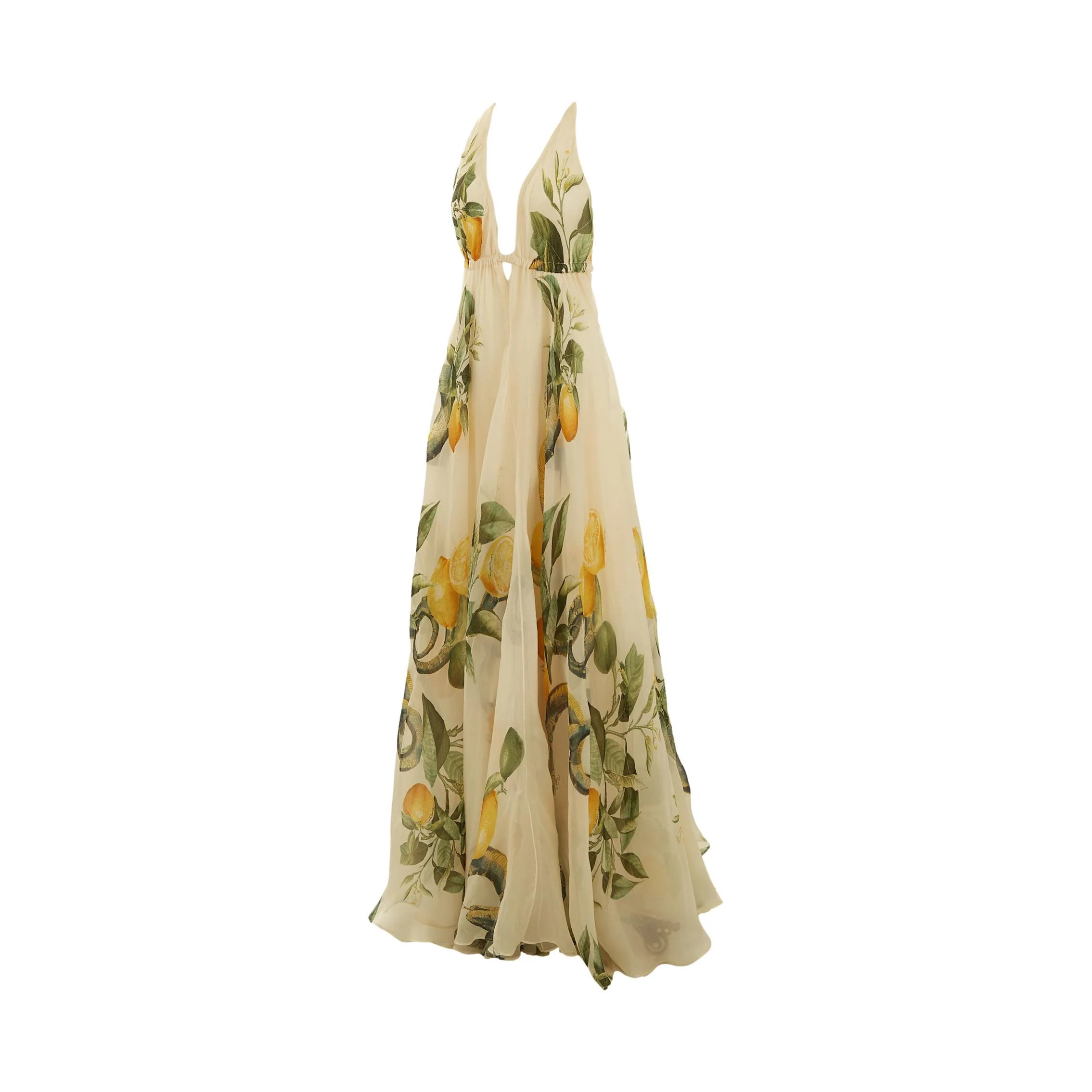 Roberto Cavalli Lemon Print Dress - Image 2