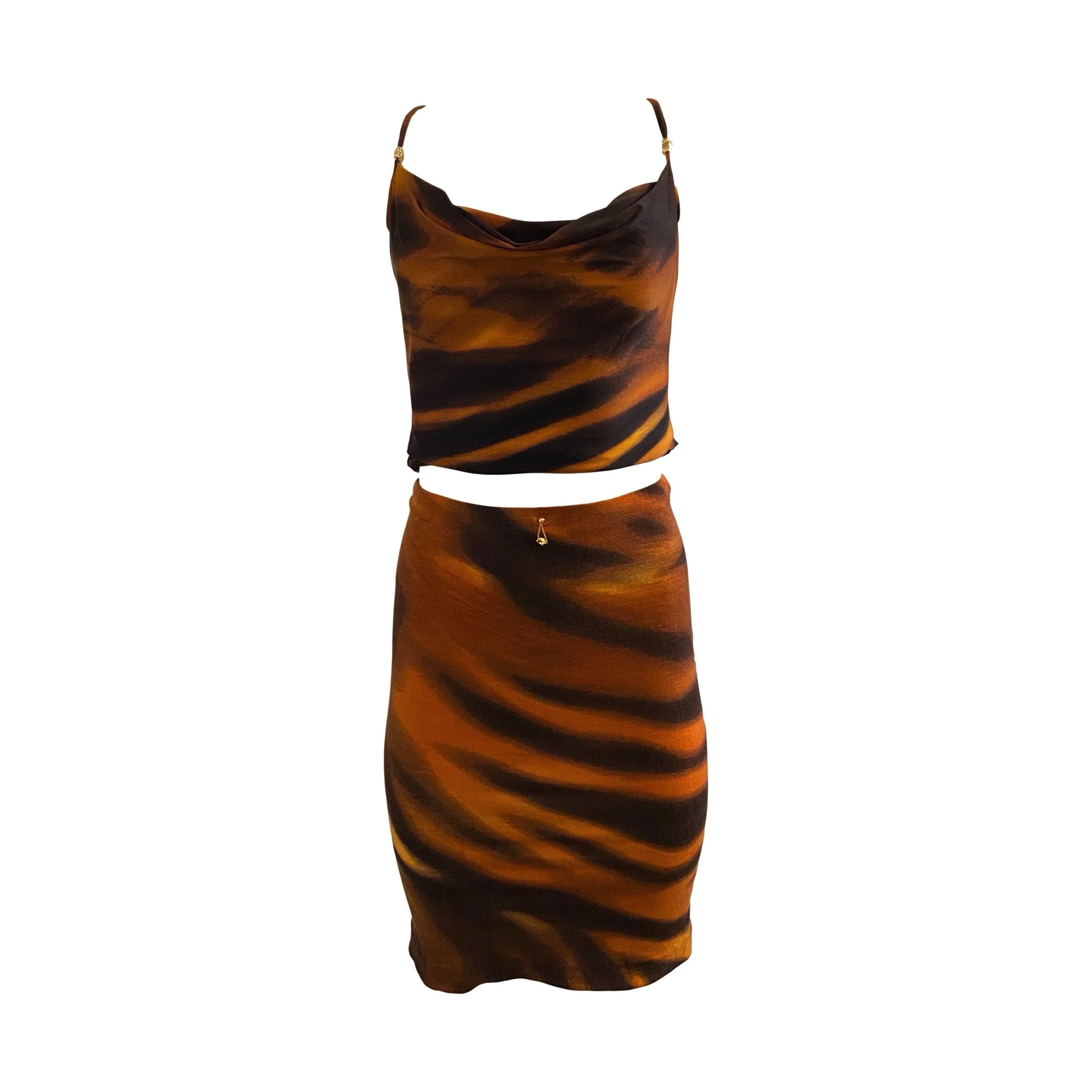 Roberto Cavalli Tiger Print Set