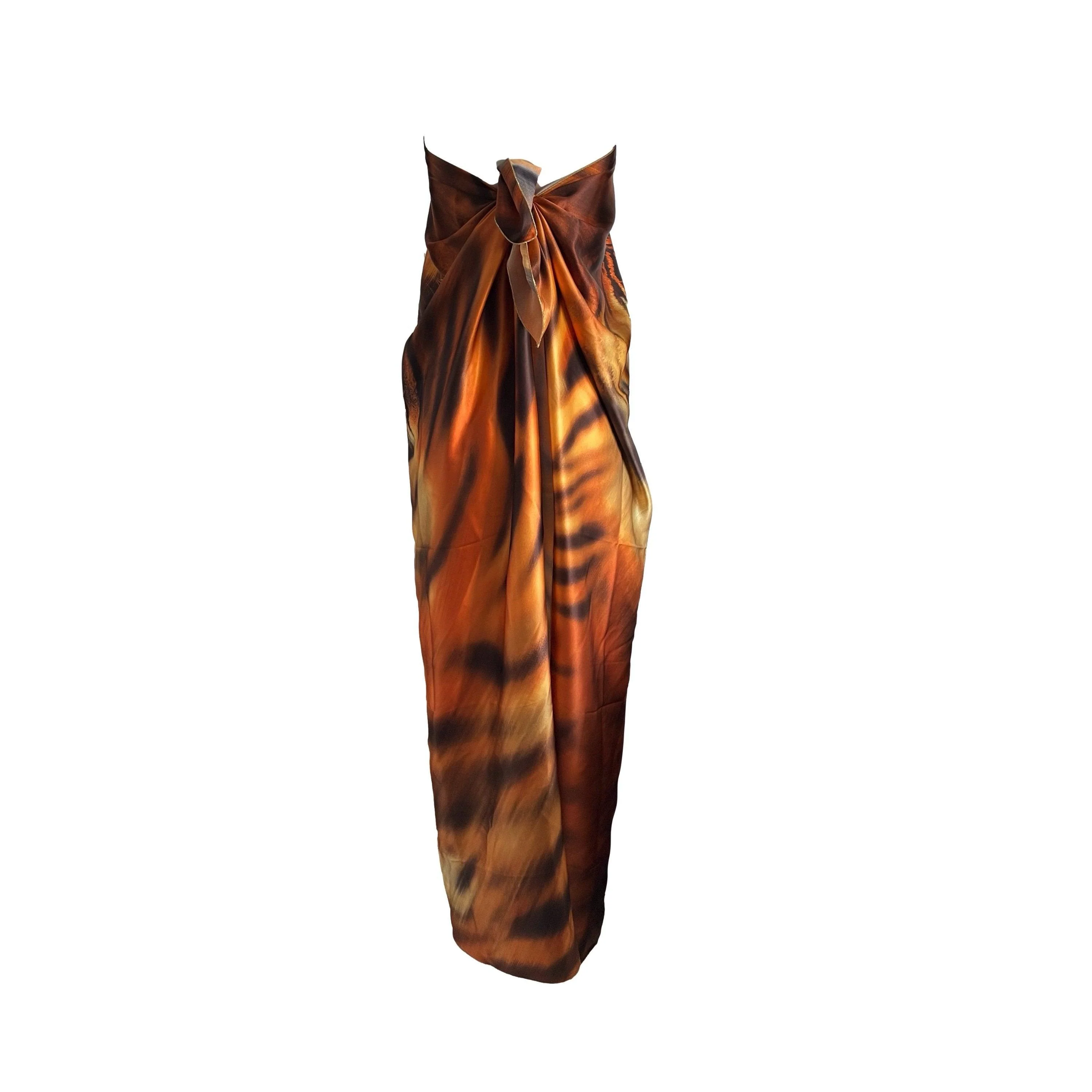 Roberto Cavalli Tiger Print Wrap - Image 2